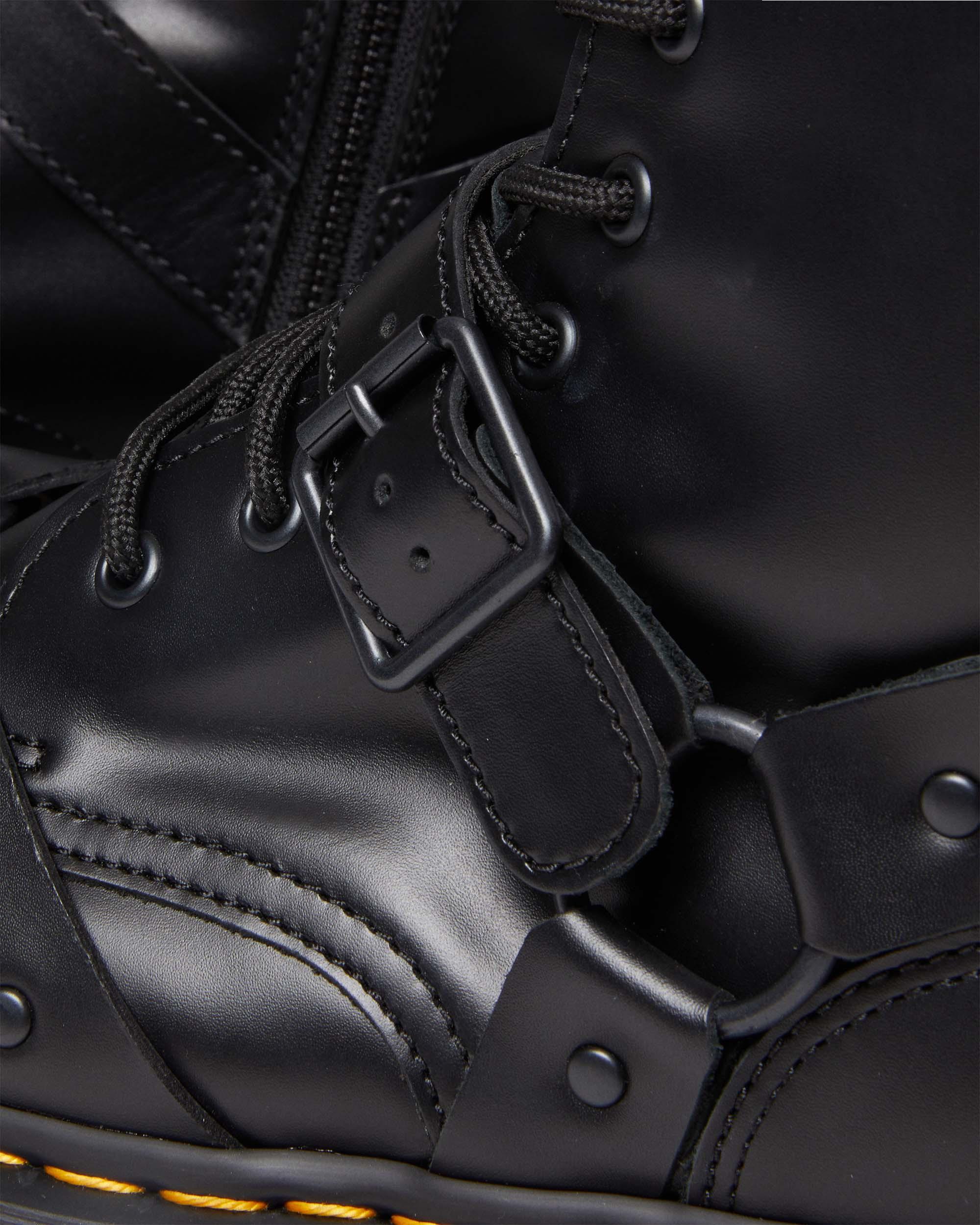 靴 Dr.Martens Jadon Harness Jadon Boot Harness Leather Platforms in Black | Dr. Martens