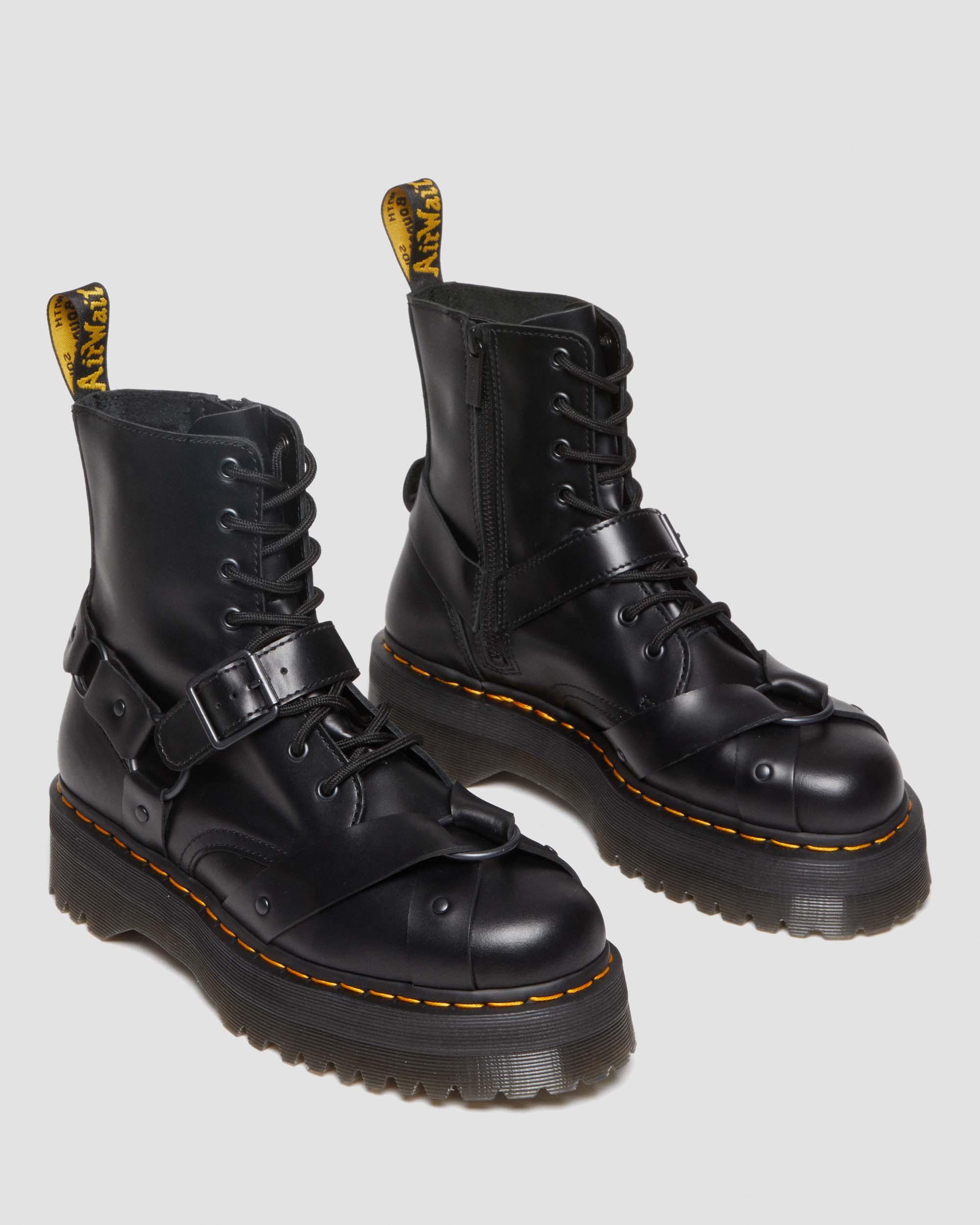 Jadon Boot Harness Leather Platforms in {{color}} | Dr. Martens™