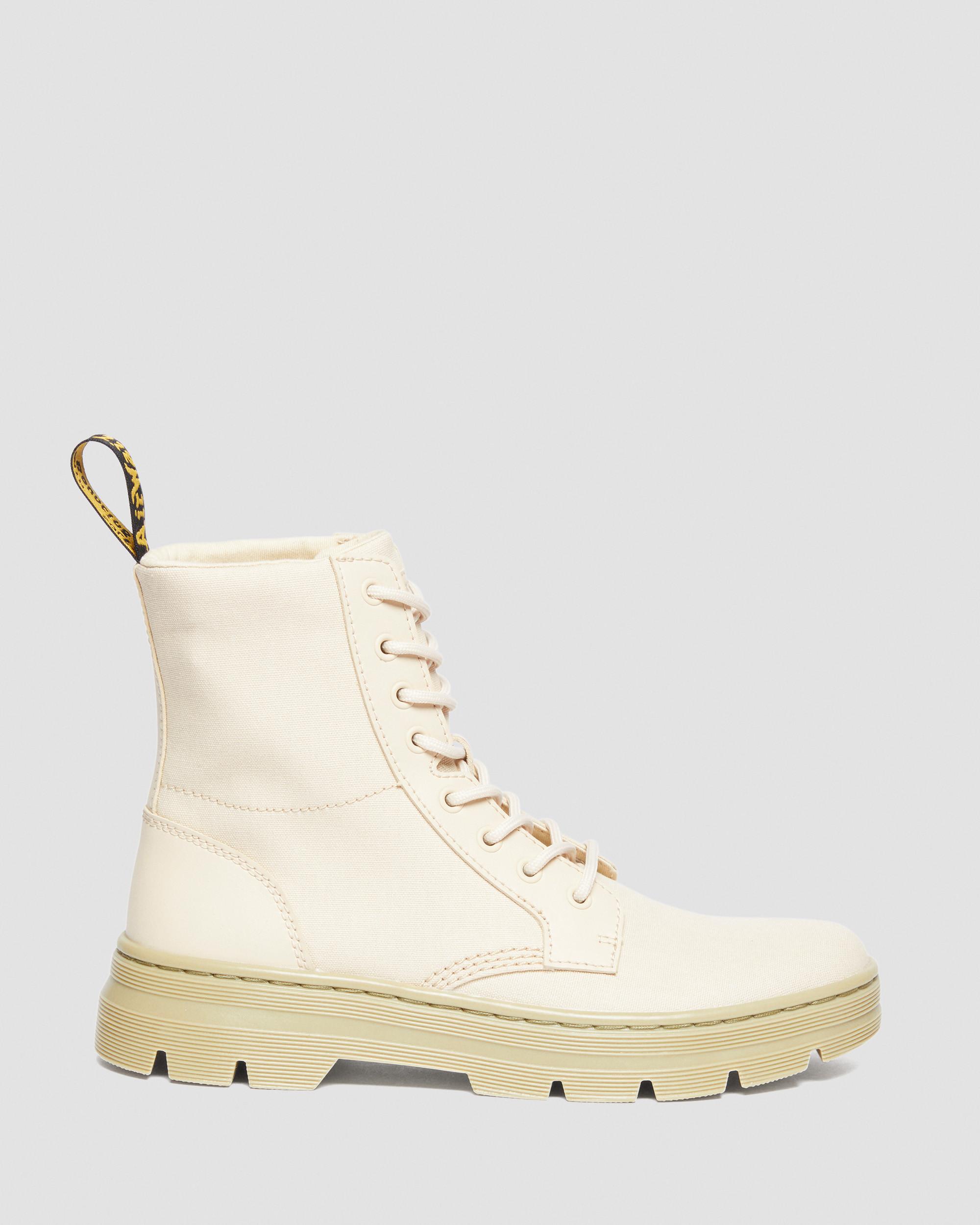 Combs Canvas Casual Boots in Parchment Beige | Dr. Martens