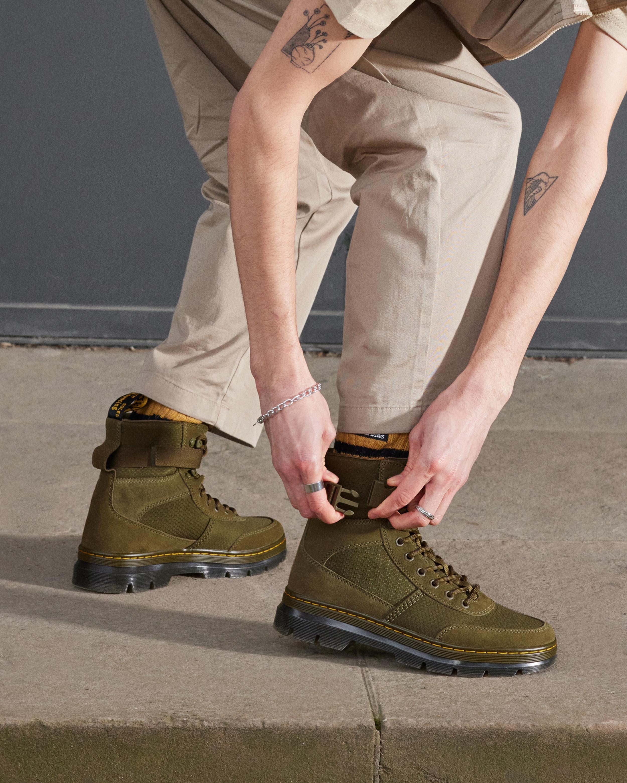 Combs Tech Suede & Nylon Utility BootsCombs Tech Suede & Nylon Utility Boots Dr. Martens