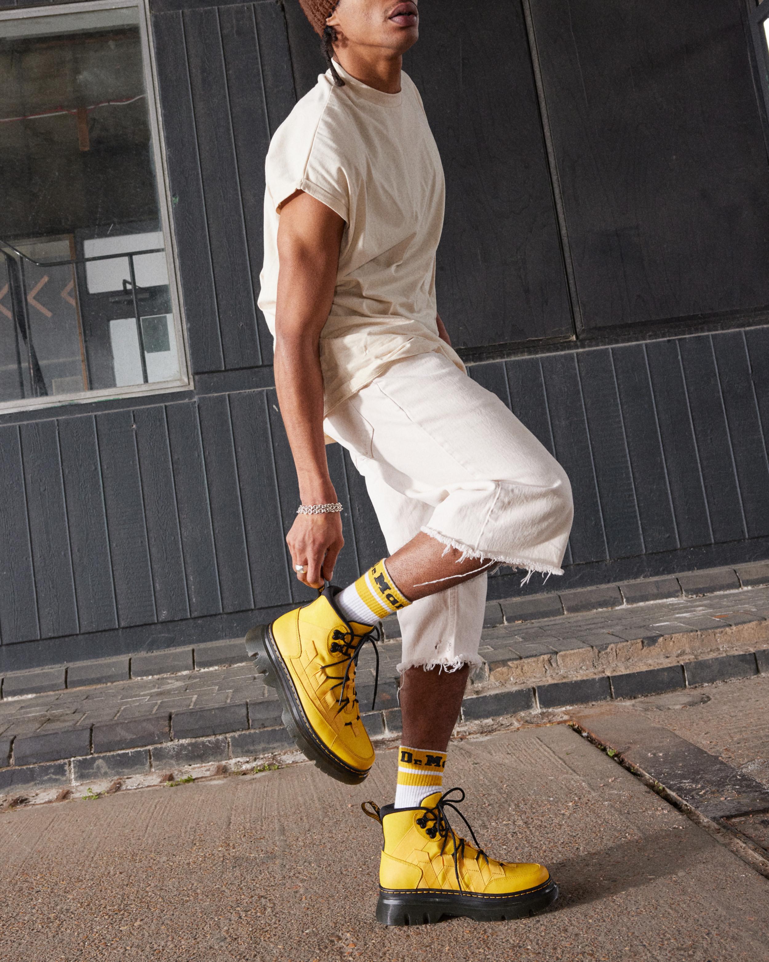 Boury Nylon & Leather Casual Boots in {{color}} | Dr. Martens™