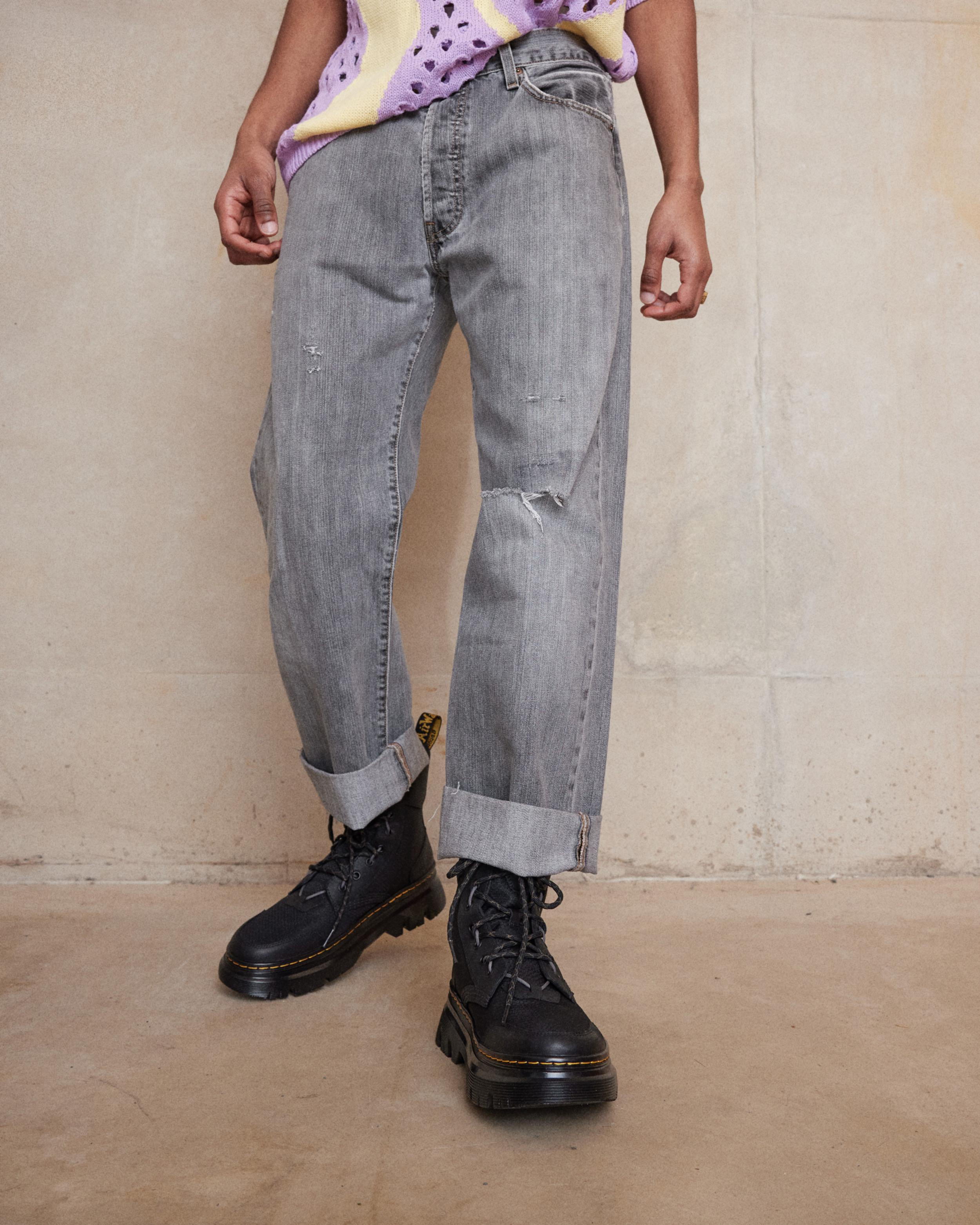 Tarik Leather & Nylon Utility BootsTarik Leather & Nylon Utility Boots Dr. Martens