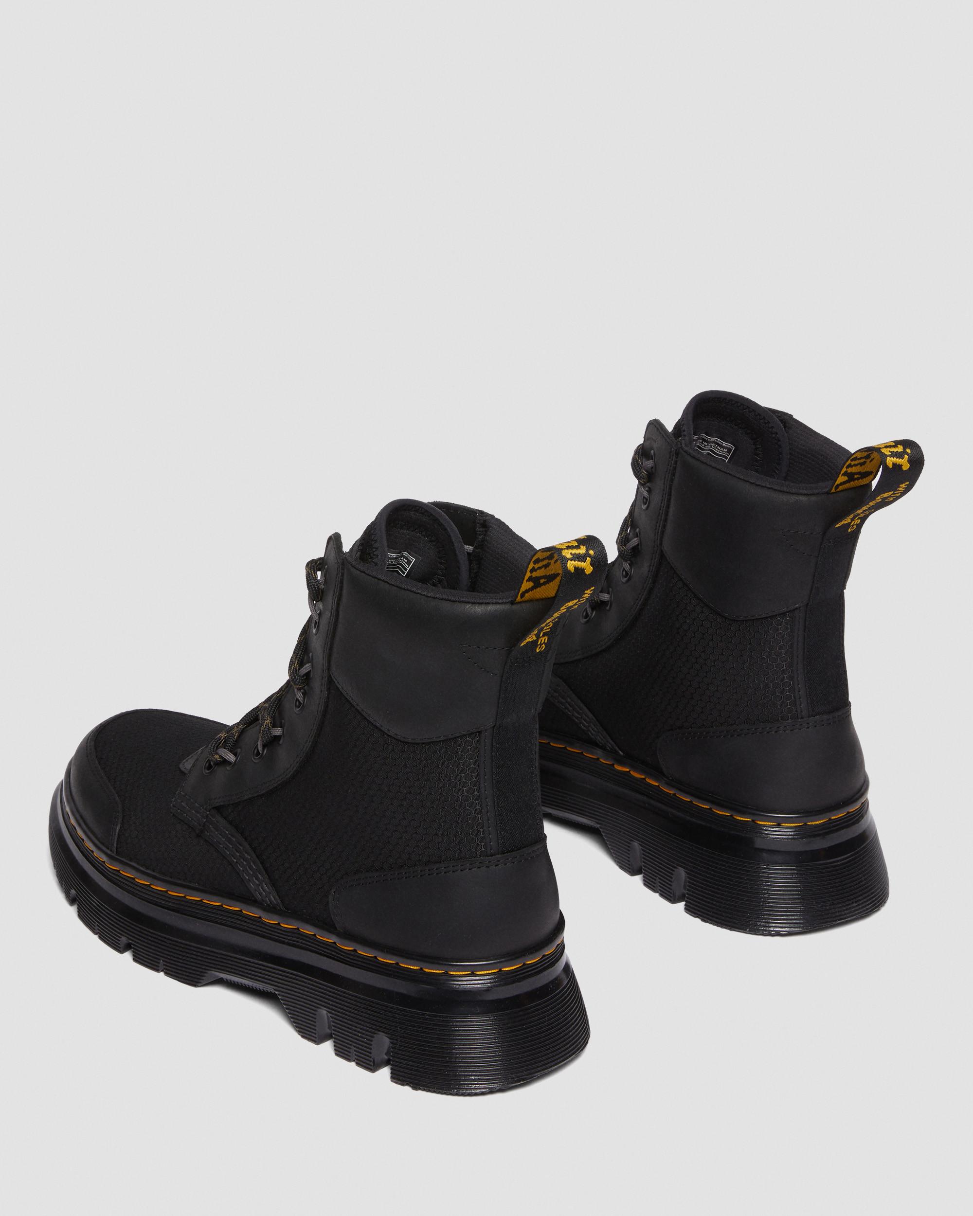 Tarik Leather & Nylon Utility Boots in BLACK | Dr. Martens™