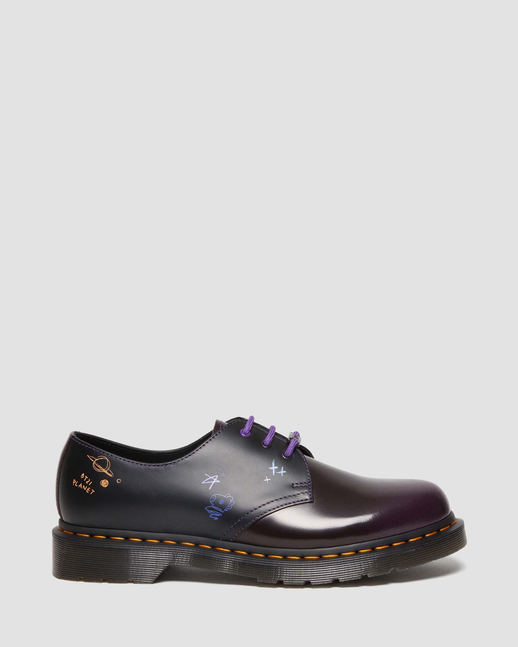 1461 BT21 Leather Shoes in Purple | Dr. Martens