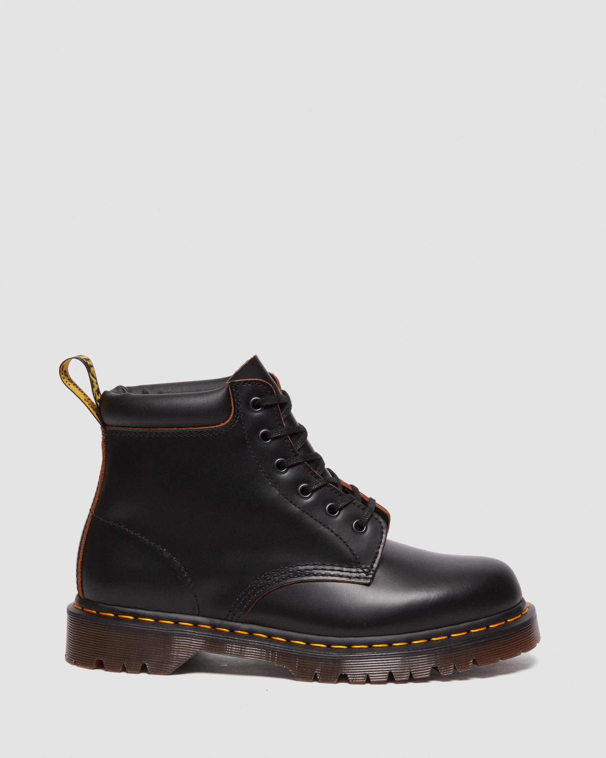 939 Vintage Smooth Leather Lace Up Boots in BLACK | Dr. Martens™