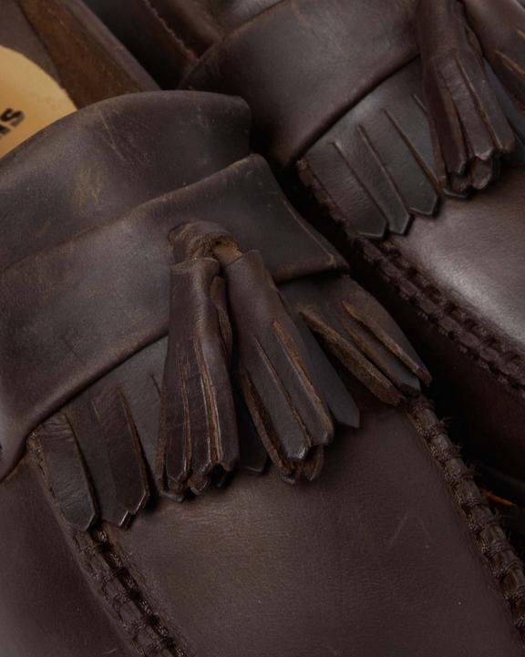 Adrian-loafers i Crazy Horse-läder med tofsAdrian-loafers i Crazy Horse-läder med tofs Dr. Martens