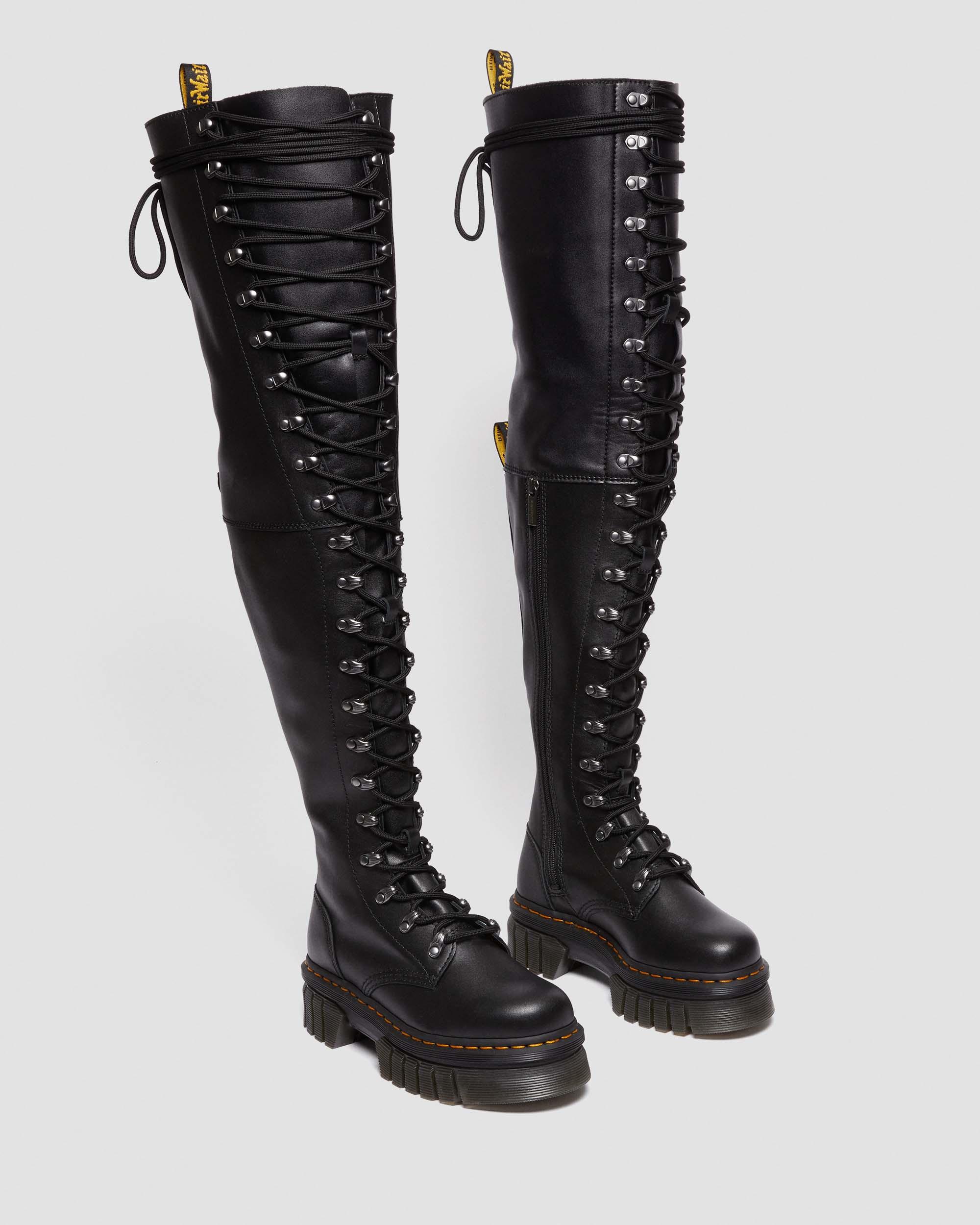 Audrick 22i XTRM Lace Leather Boots in Black | Dr. Martens