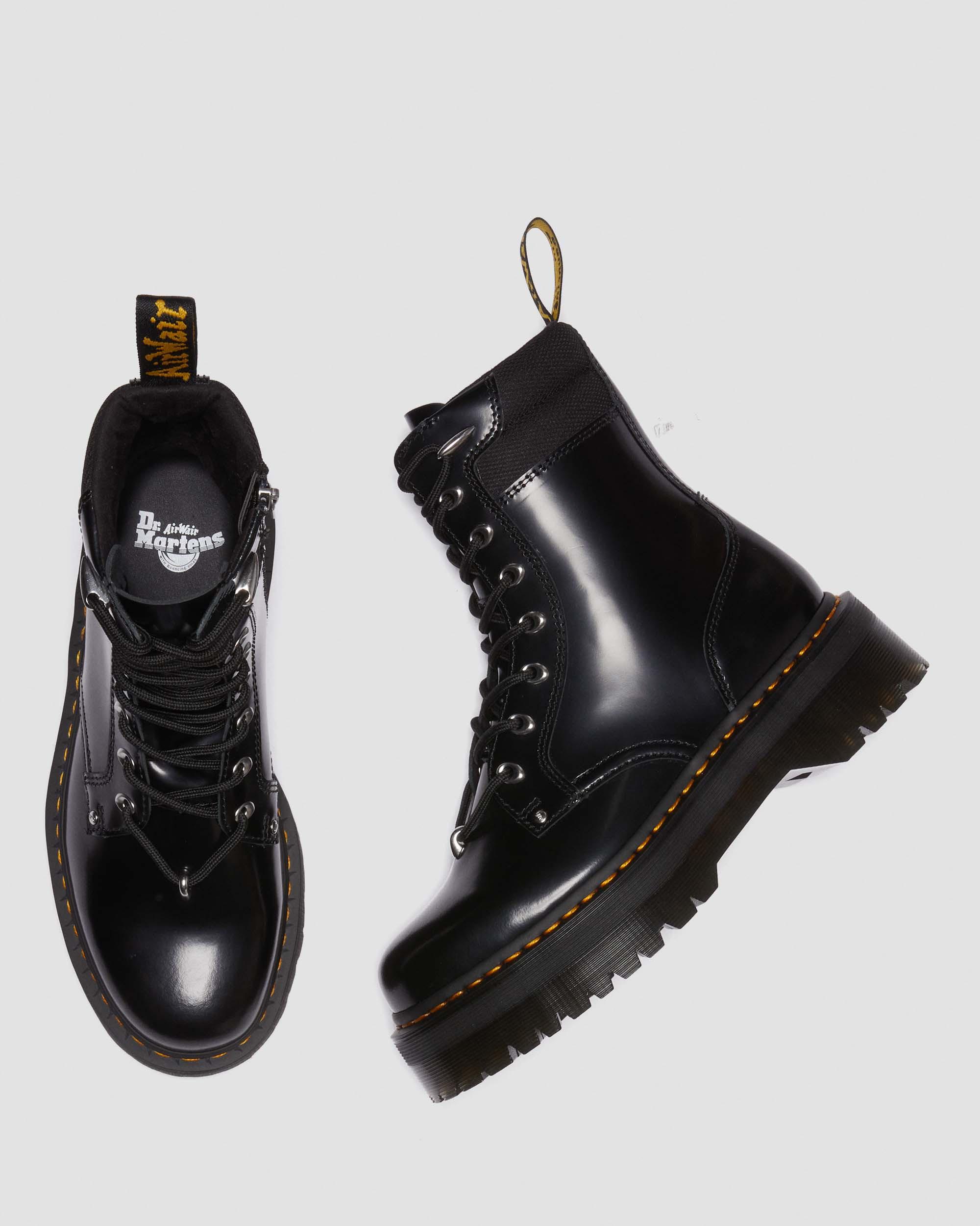 Jadon II Boot Hardware Buttero Leather Platforms | Dr. Martens ReWair