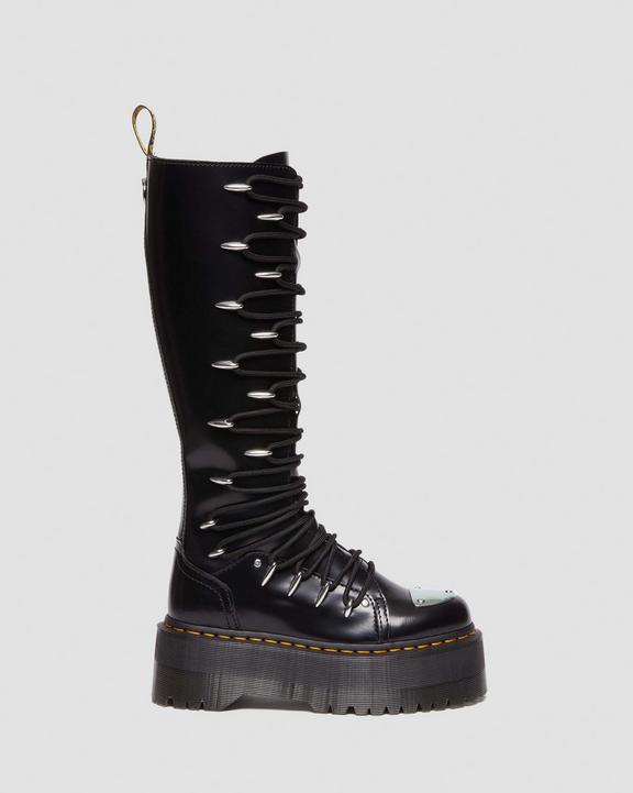 1B60 Max Lace Up Knee High Platform Boots1B60 Max Lace Up Knee High Platform Boots Dr. Martens