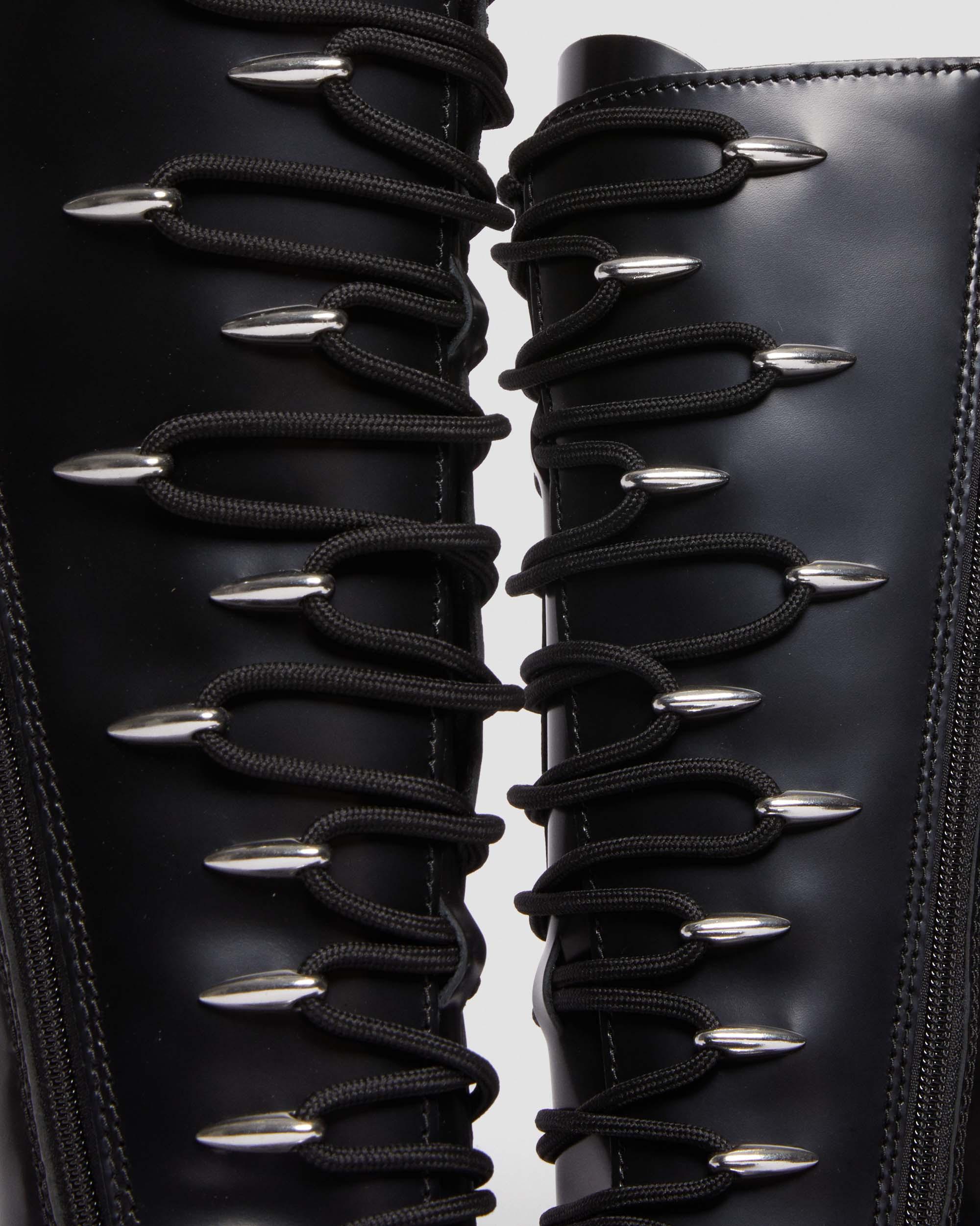 1B60 Max Lace Up Knee High Platform Boots in BLACK | Dr. Martens™
