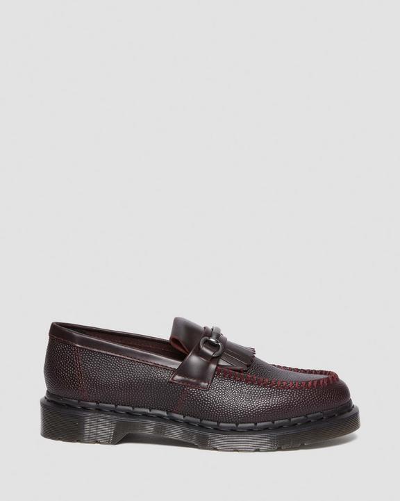 Adrian Snaffle Pebble Grain Leather Kiltie Loafers in Adrian Snaffle Pebble Grain Leather Kiltie Loafers in