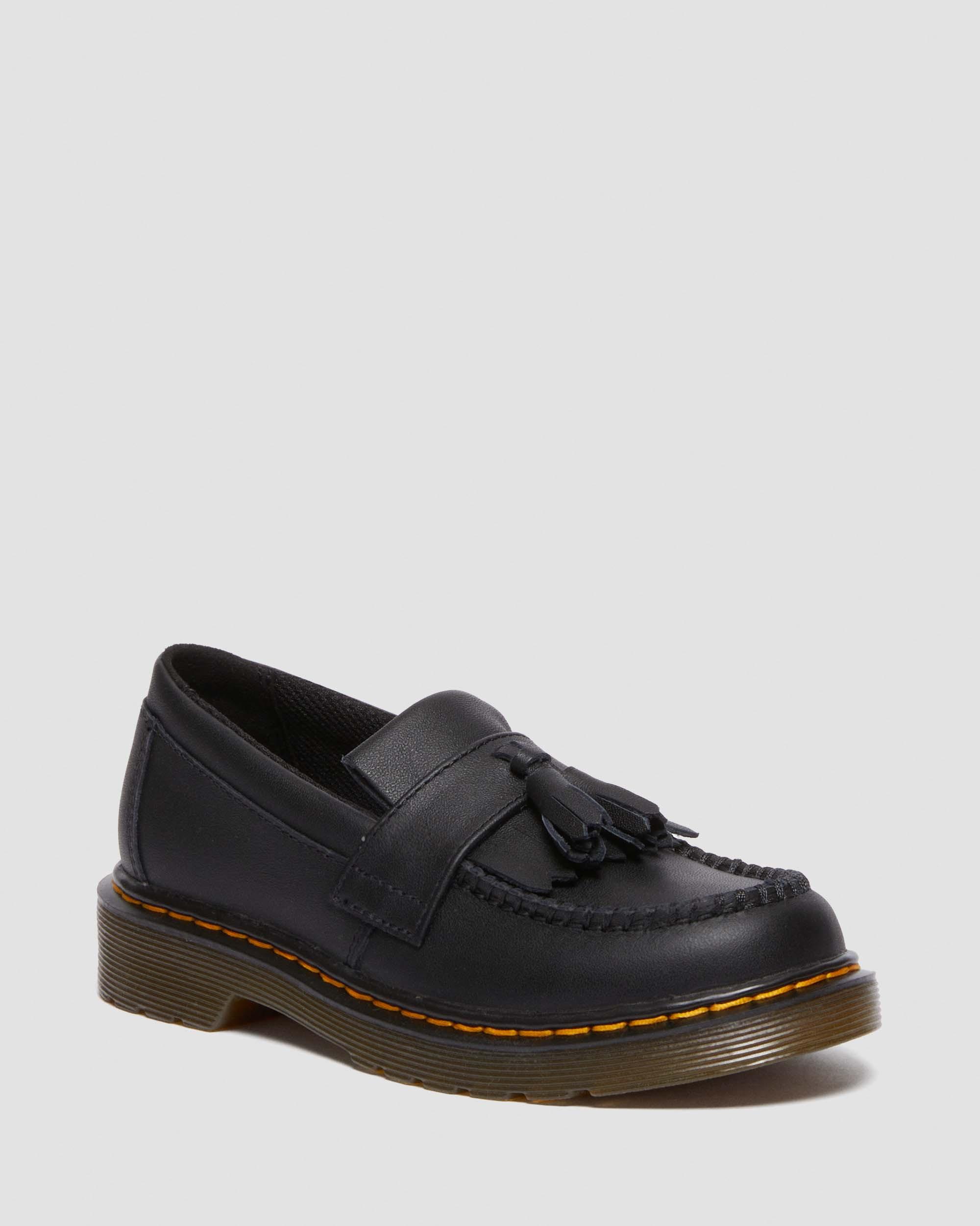 Kinder Adrian Leder Loafer in Schwarz