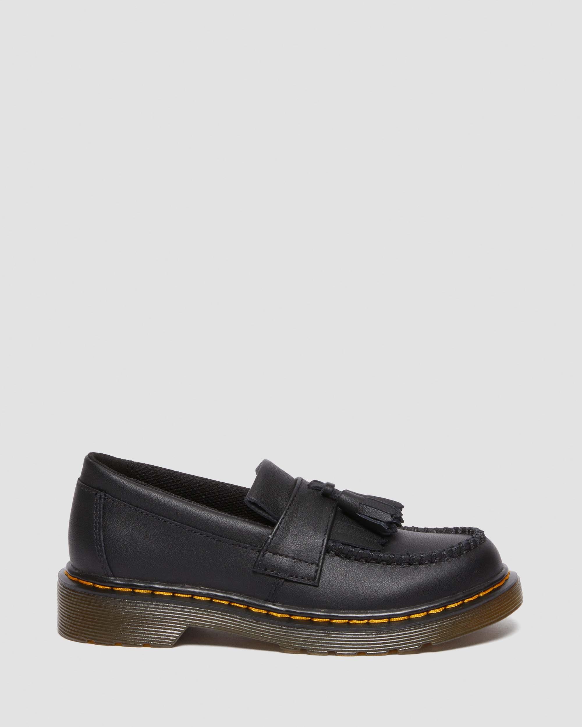 Junior Adrian Leather Loafers in Black