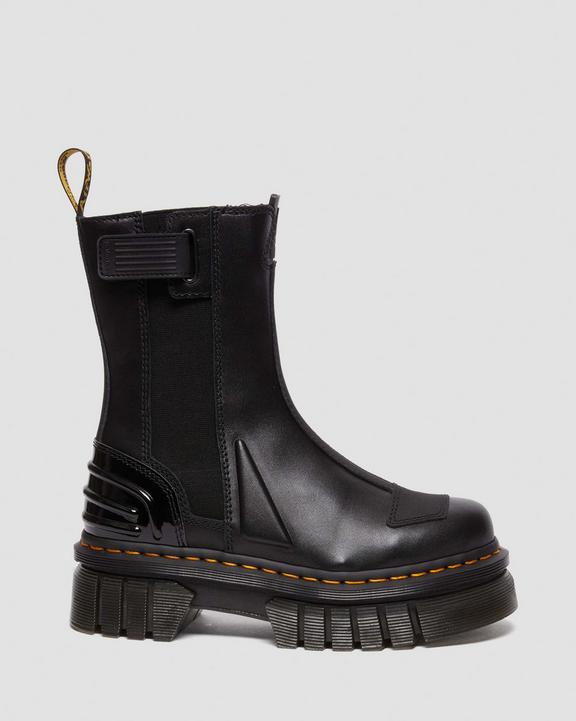 Audrick Alternative Leather Chelsea Hi Platform Boots in Audrick Alternative Leather Chelsea Hi Platform Boots in