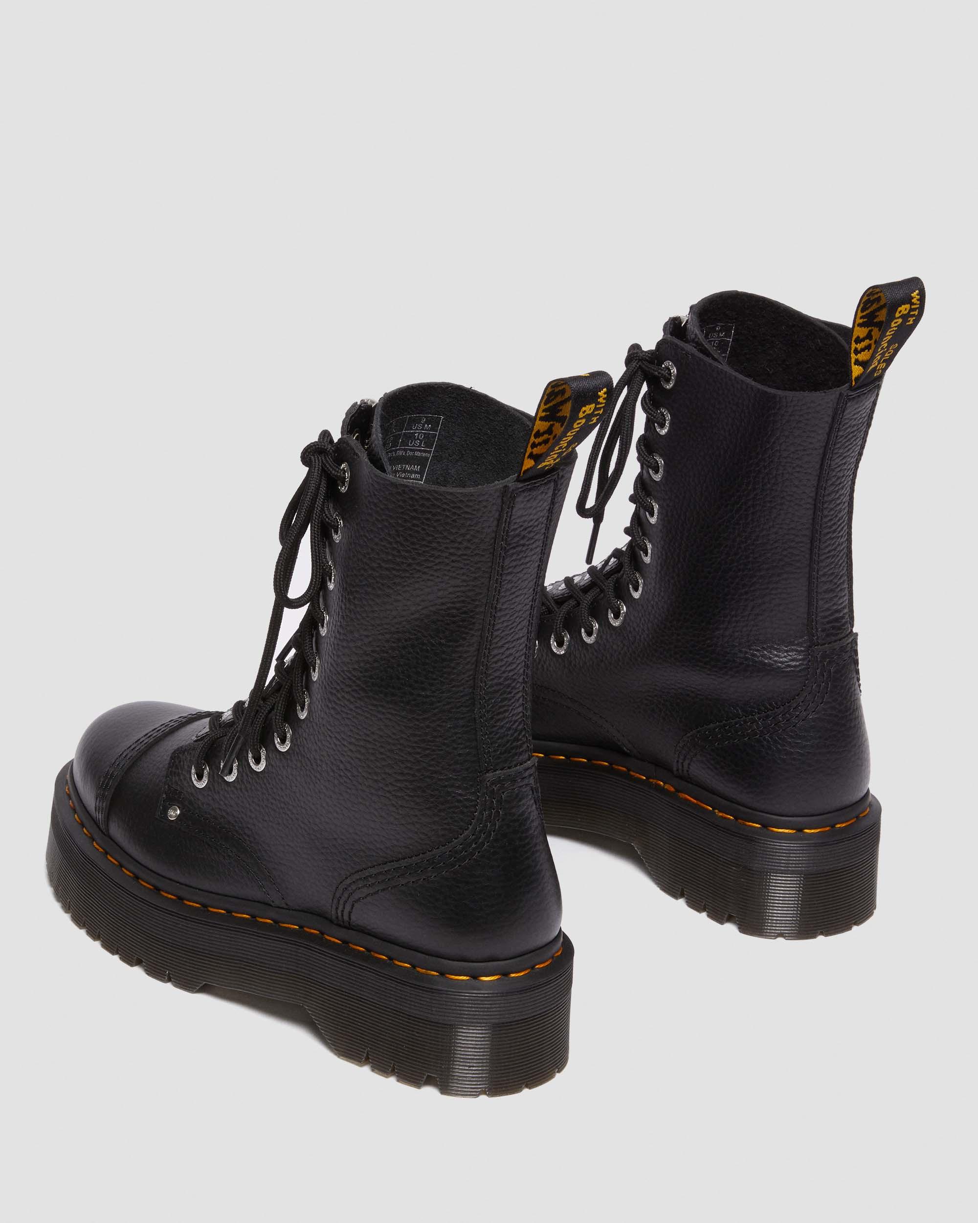 Dr.Martens SINCLAIR HI TWIST UK5 黒 JADON Sinclair Hi Milled Nappa Leather Platform Boots in BLACK | Dr