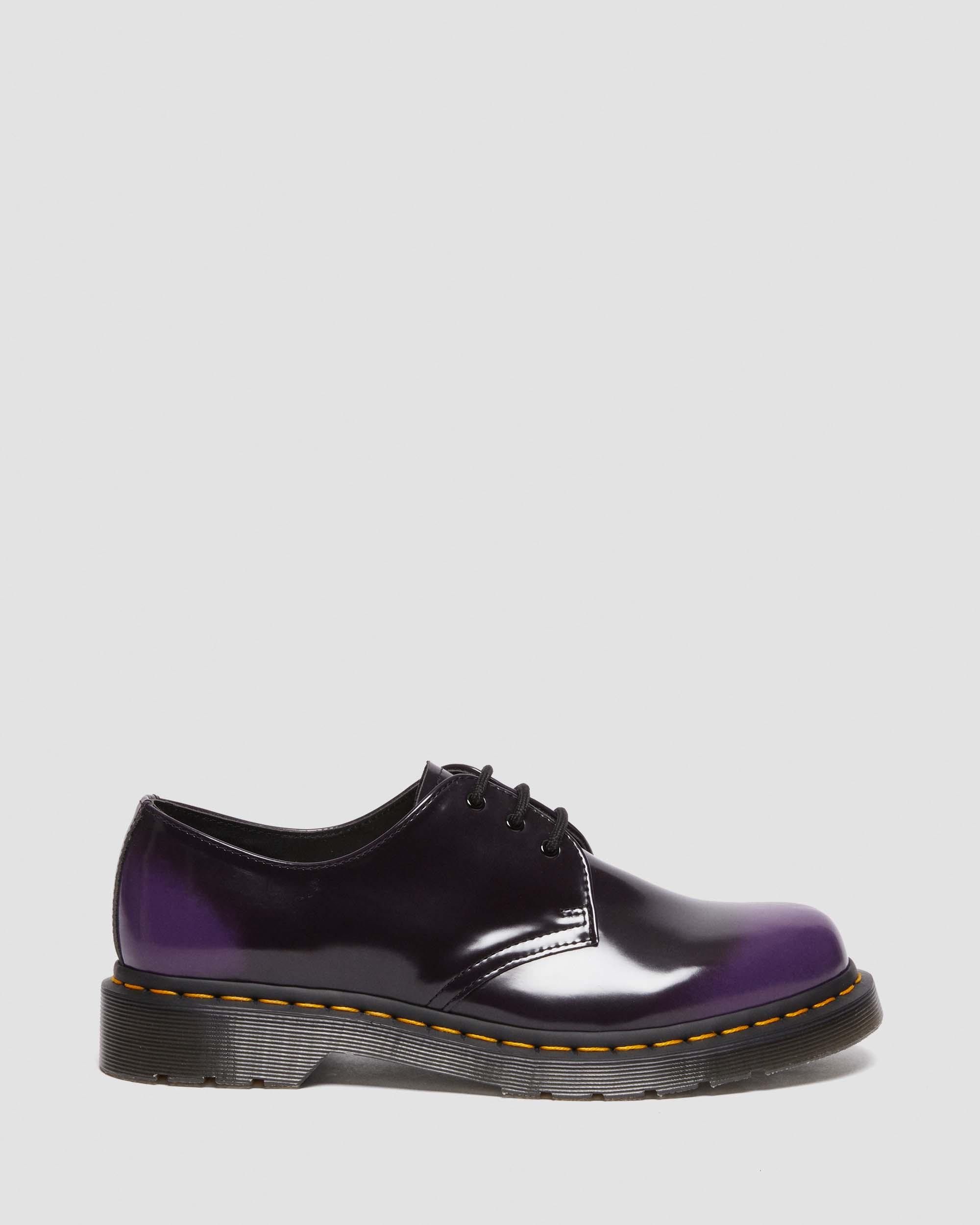Vegan 1461 Oxford Shoes in BLACK/RICH PURPLE