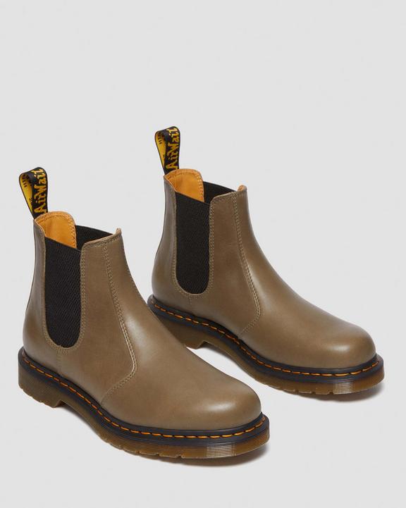 Chelsea boots 2976 en cuir Carrara oliveChelsea boots 2976 en cuir Carrara Dr. Martens