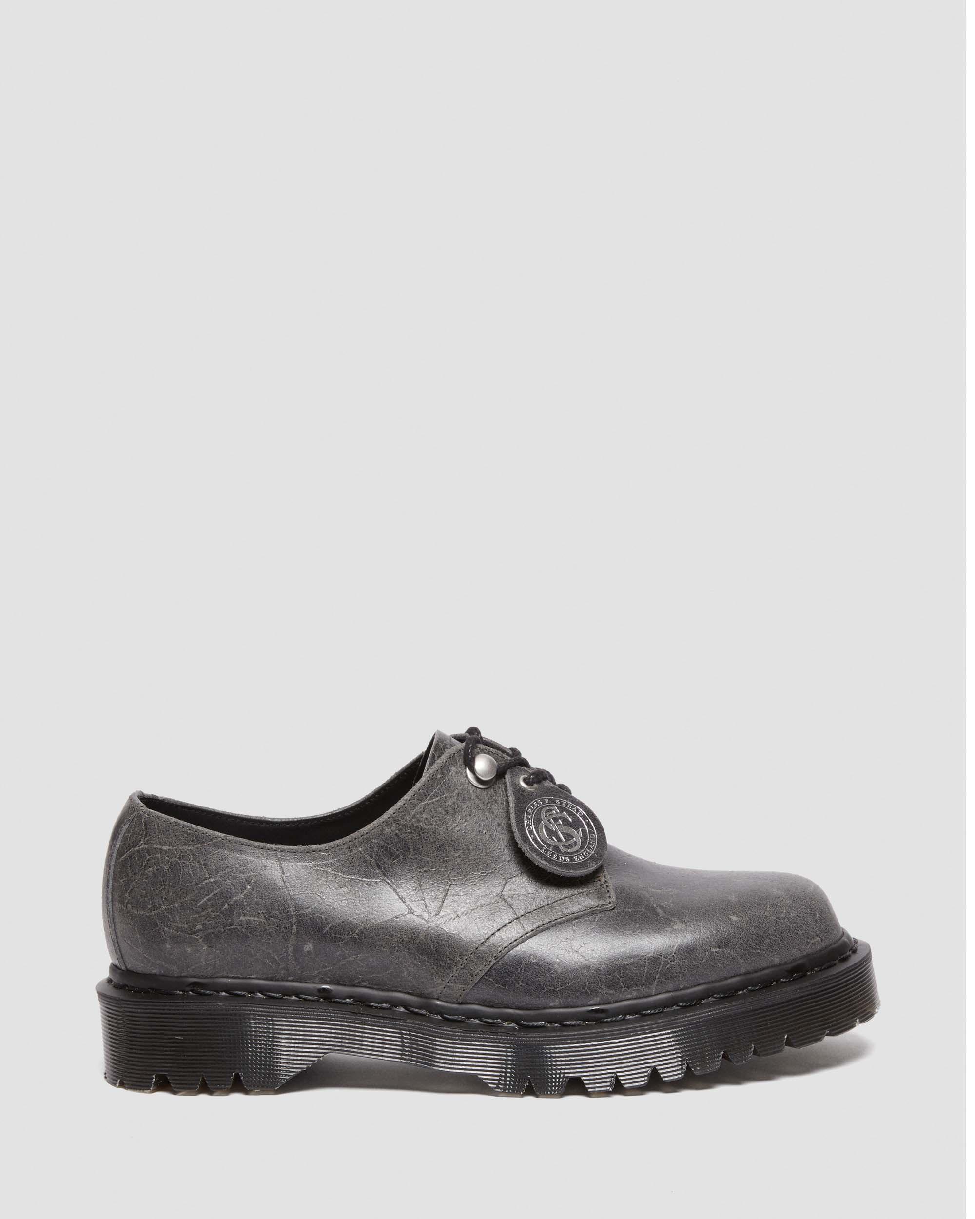 1461 Iced Smooth Leather Oxford Shoes in Khaki Grey | Dr