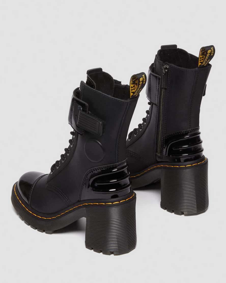 Gaya 10i-læderstøvler med hælGaya 10i-læderstøvler med hæl Dr. Martens
