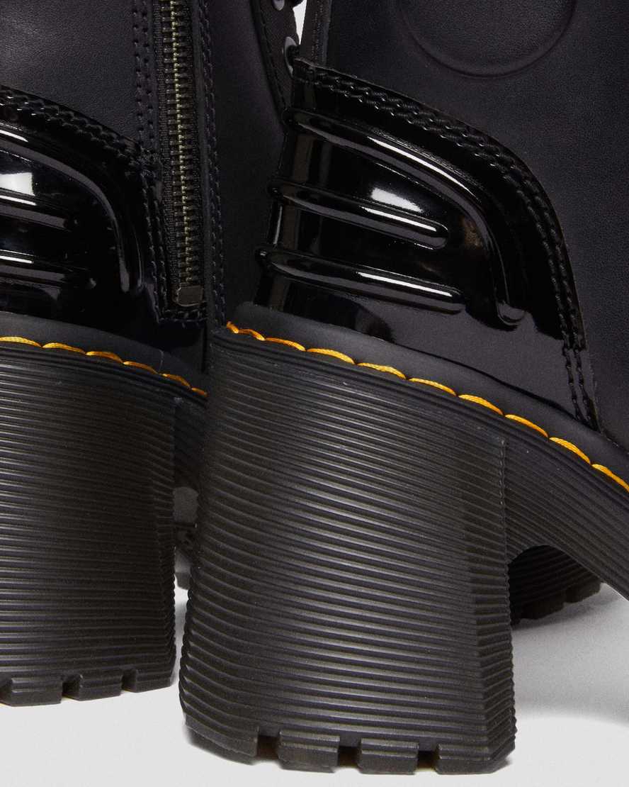 Gaya 10i-læderstøvler med hælGaya 10i-læderstøvler med hæl Dr. Martens