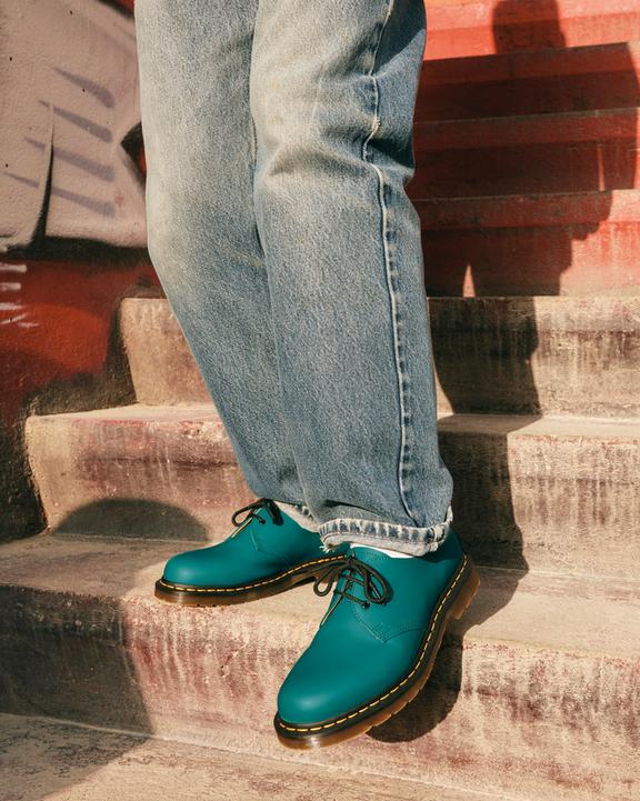 1461 Smooth Leather Oxford Shoes in Teal Green | Dr. Martens 1461 Smooth Leather Oxford Shoes in Teal Green | Dr. Martens