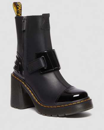 Gaya Alternative Leather Heeled Chelsea Boots
