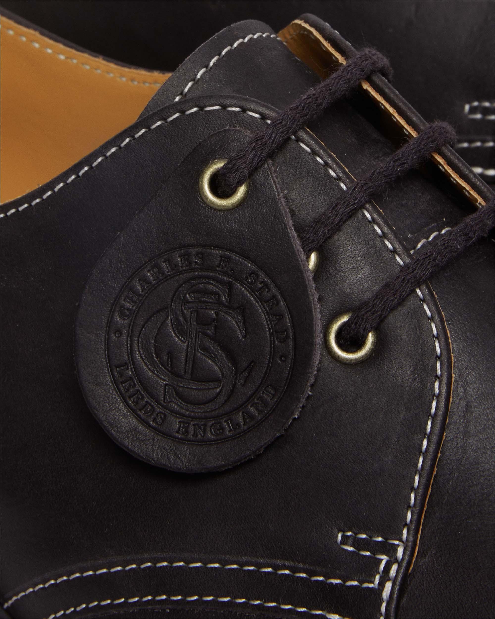 Scarpe stringate 1461Phoenix in pelle in CHARCOAL GREY