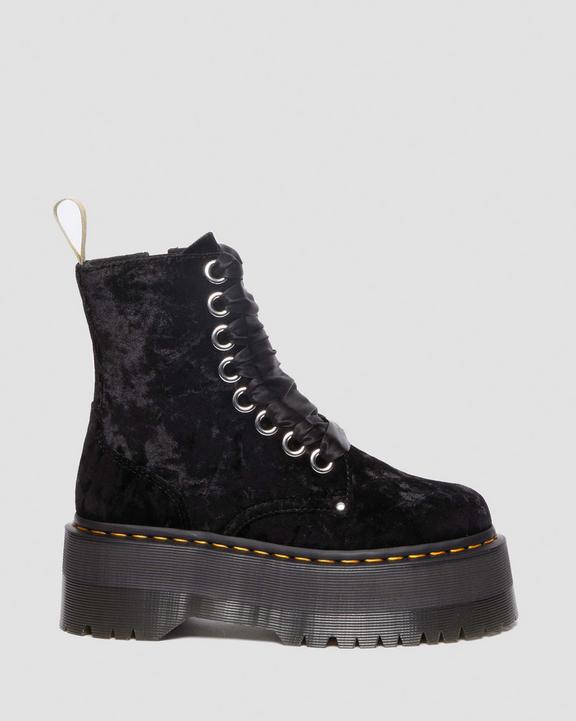 Vegan Jadon Boot Max Crushed Velvet PlatformsVegan Jadon Boot Max Crushed Velvet Platforms Dr. Martens