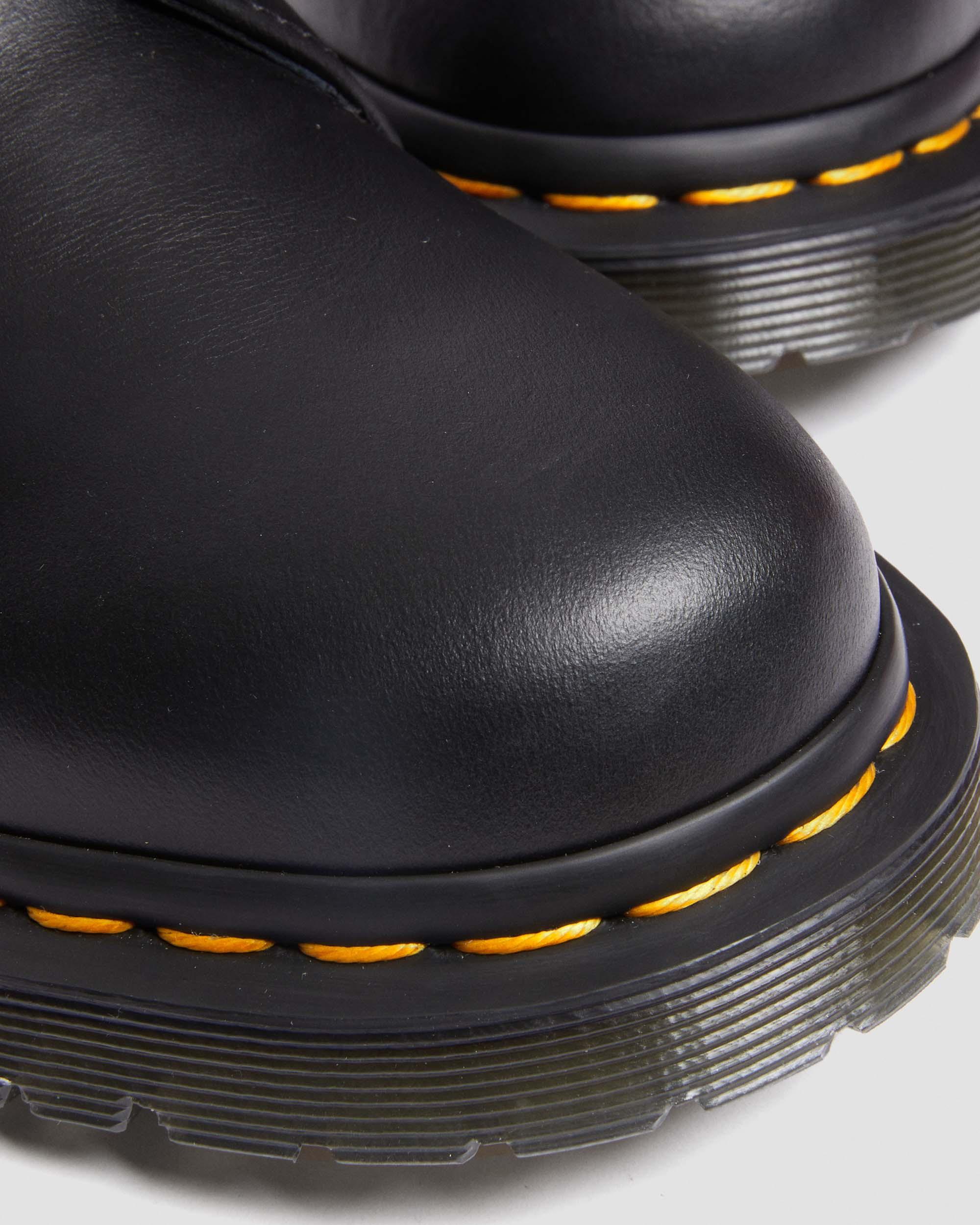 1461 Buckle Pull Up Leather Oxford Shoes in BLACK | Dr. Martens™