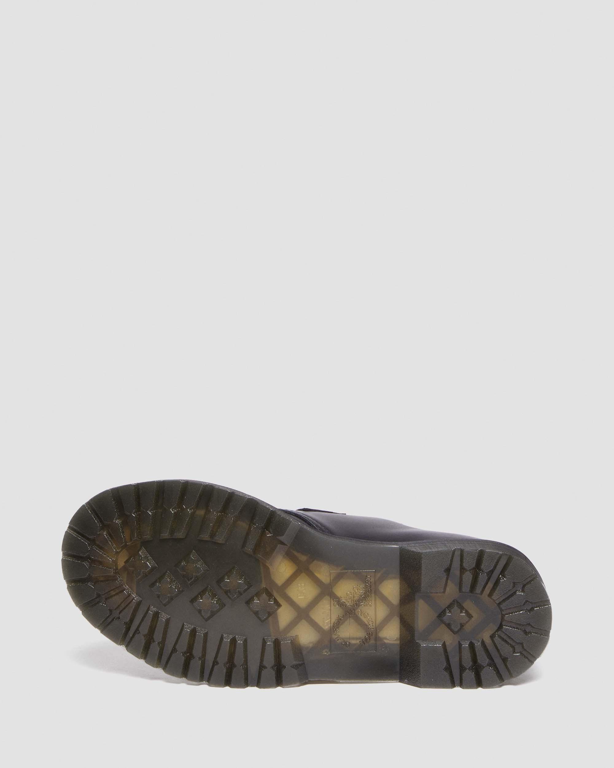1461 Buckle Pull Up Leather Oxford Shoes in BLACK | Dr. Martens™