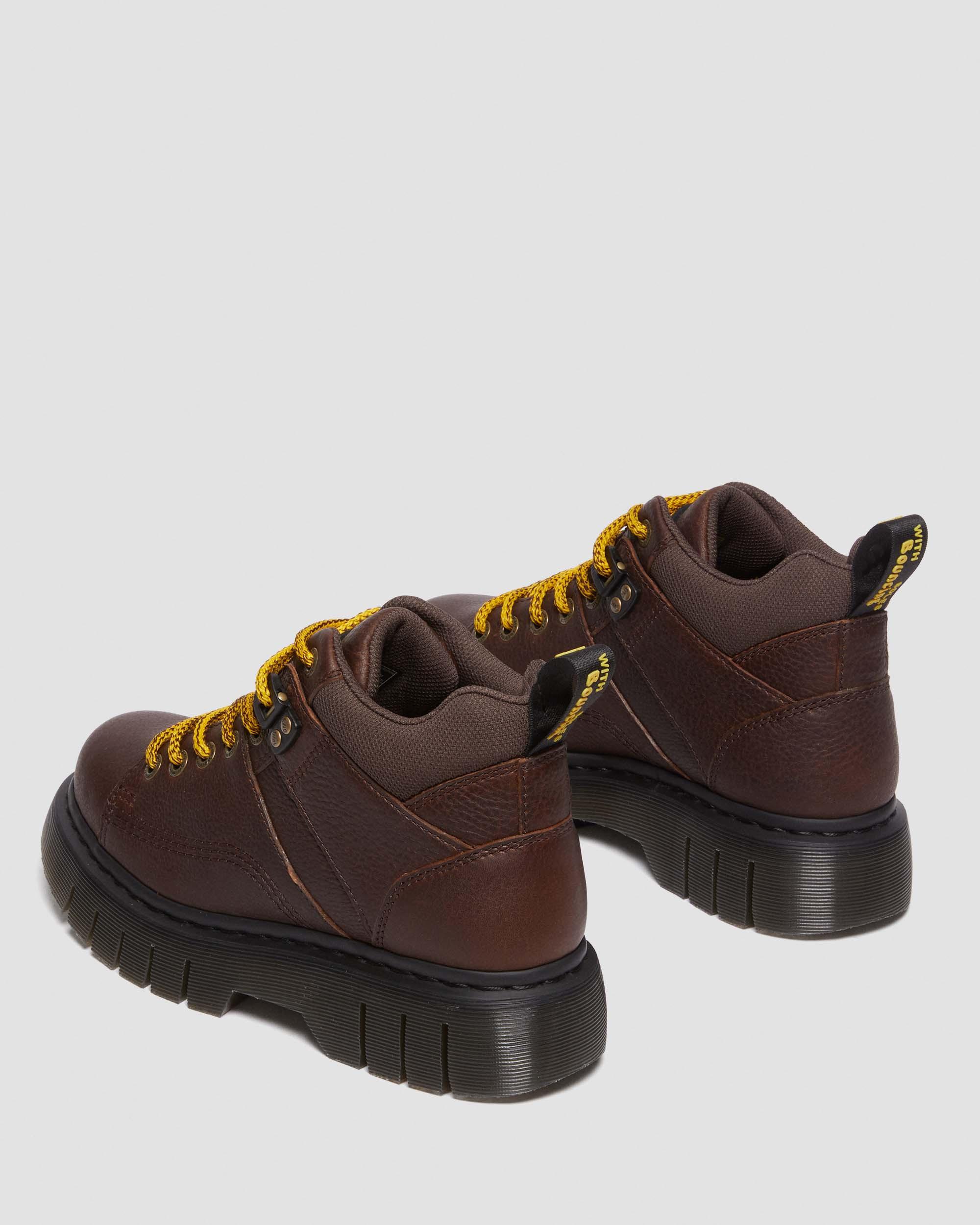 DR MARTENS Woodard Grizzly Leather Low Casual Boots