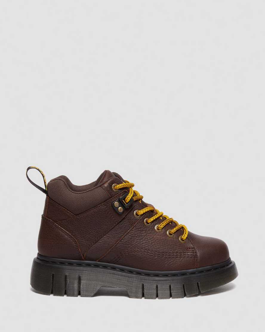 Woodard Leather Lace Up Ankle Dark Brown -maiharitWoodard Leather Lace Up Ankle -nilkkurit Dr. Martens