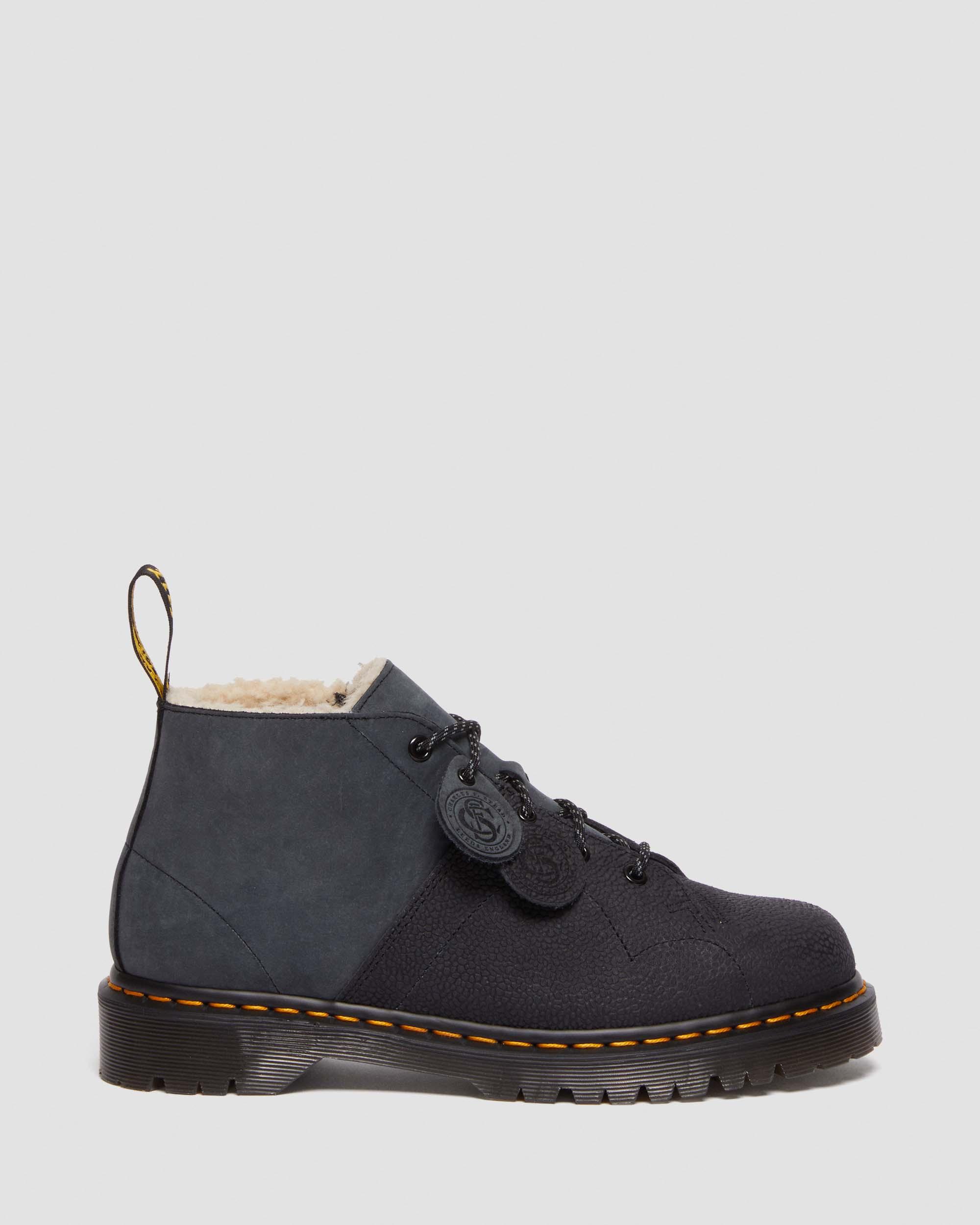 Church Nubuck Leather Ankle Boots in BLACK