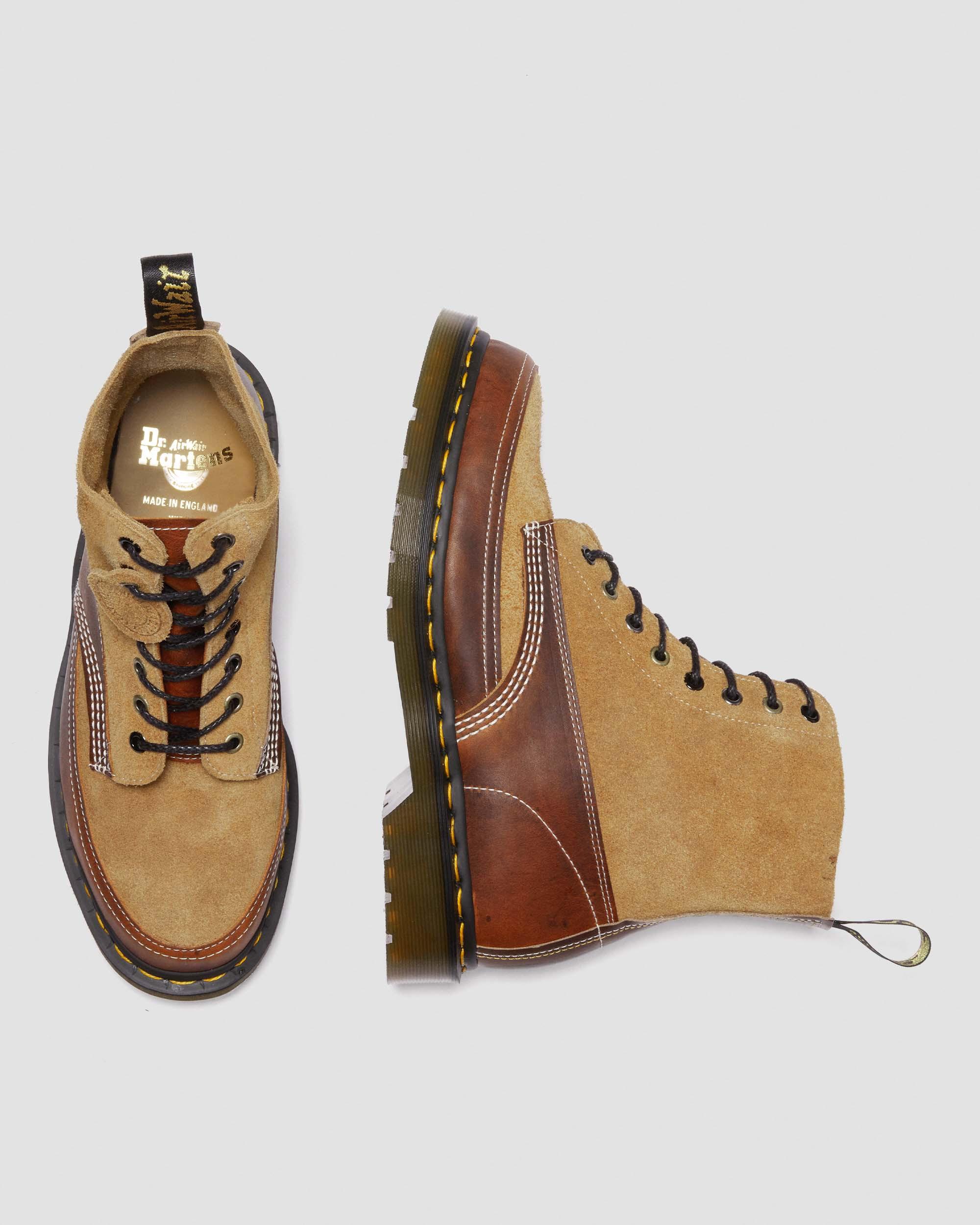 1460 Pascal Made in England Deadstock Leather Lace Up Boots in