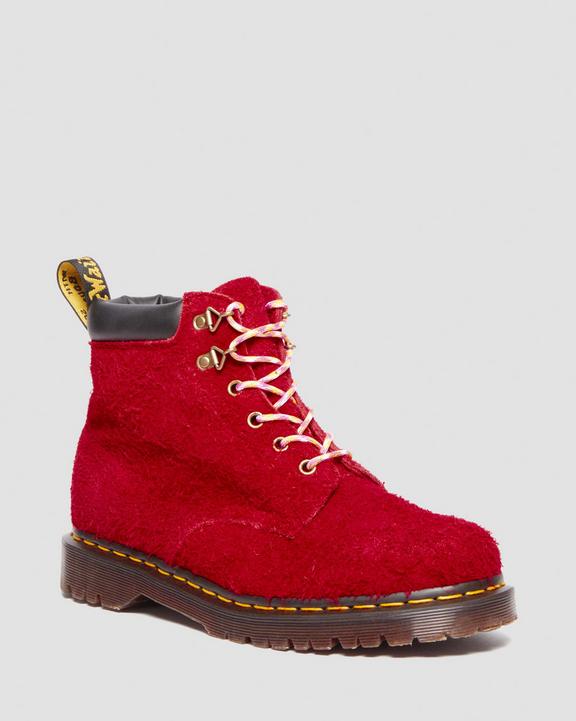 939 ankelhöga kängor i mocka939 Ben snörkängor i mocka med vadderad krage Dr. Martens