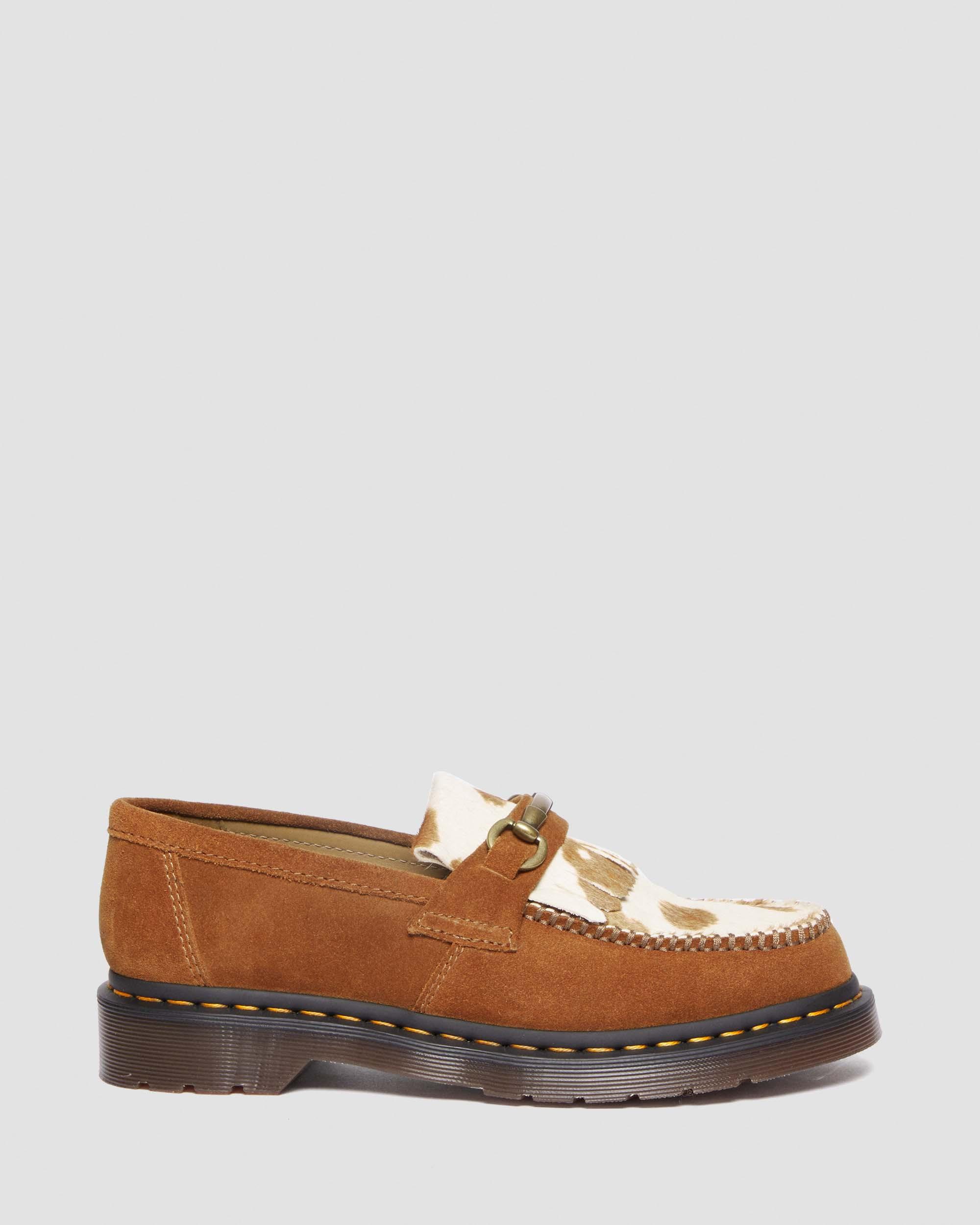Adrian Snaffle Loafters i Hair-On mocka 