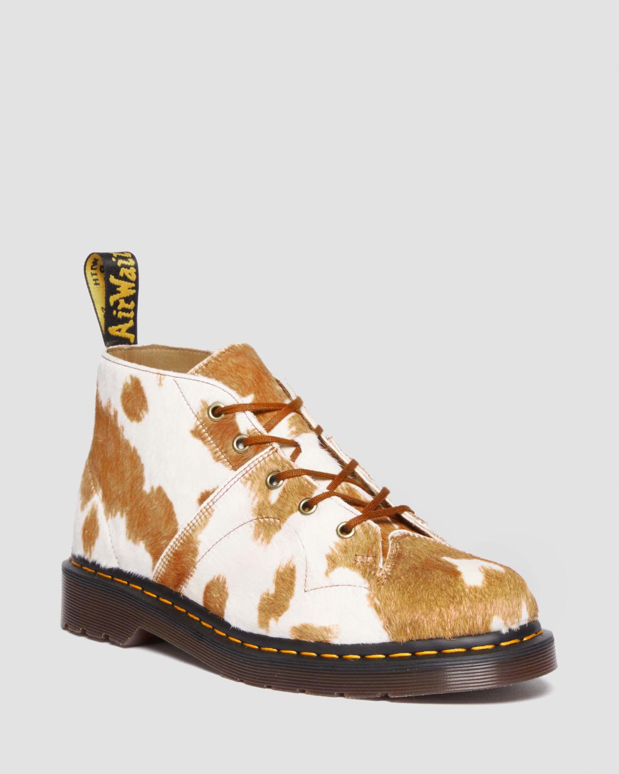 Church Hair-On Cow Print Monkey Boots in Jersey Cow Print | Dr. Martens