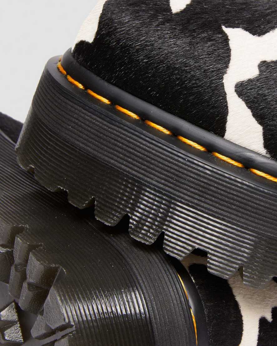 Boots plateformes Jadon Hair-On imprimé vacheBoots plateformes Jadon Hair-On imprimé vache Dr. Martens