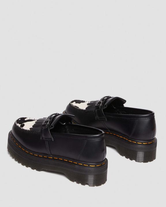 Adrian Snaffle Hair-On Leather Cow Print Kiltie -loaferitAdrian Snaffle Hair-On Leather Cow Print Kiltie -loaferit Dr. Martens