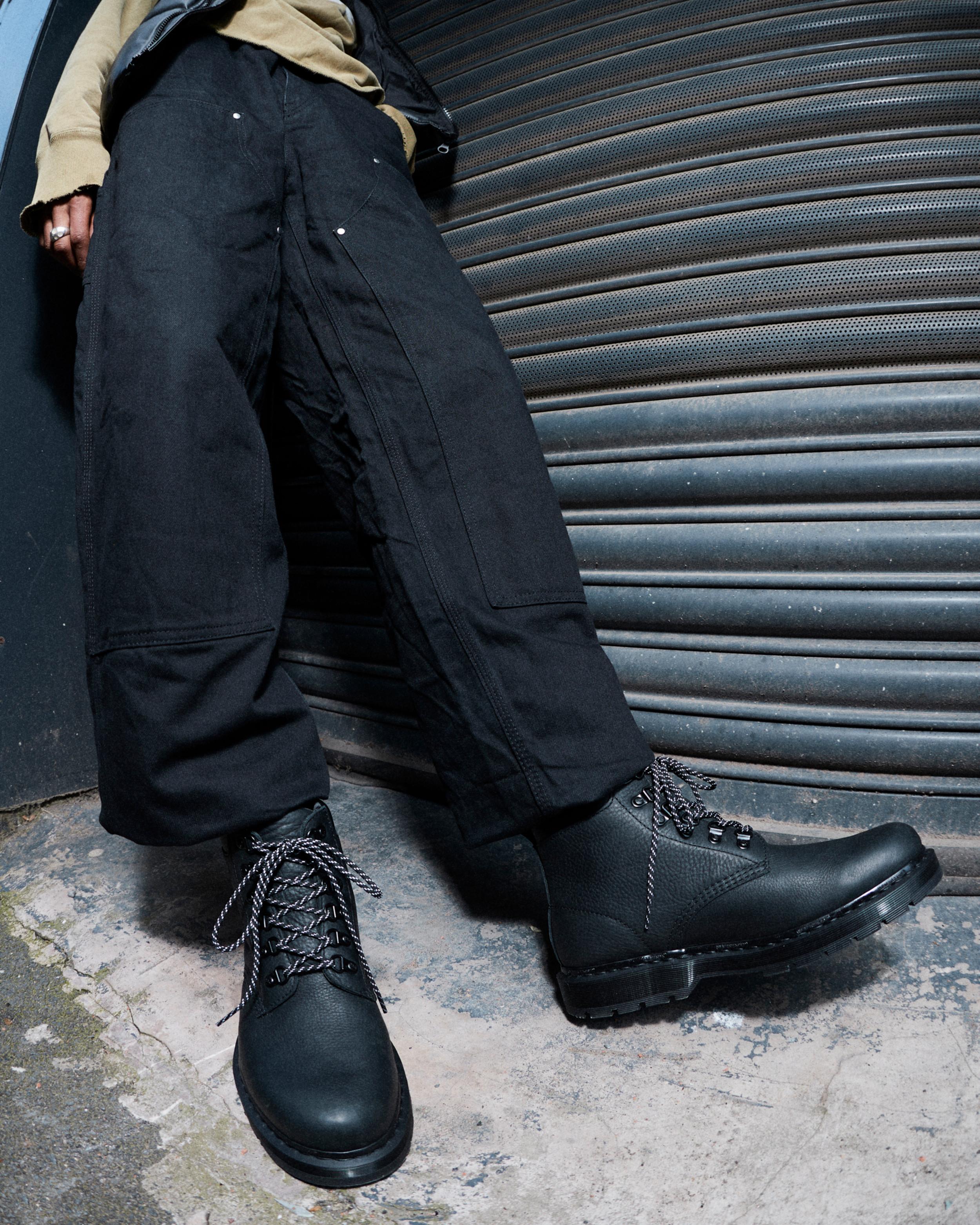 Shop Dr. Martens' 939 Trinity Waterproof Leather Lace Up Boots In Schwarz
