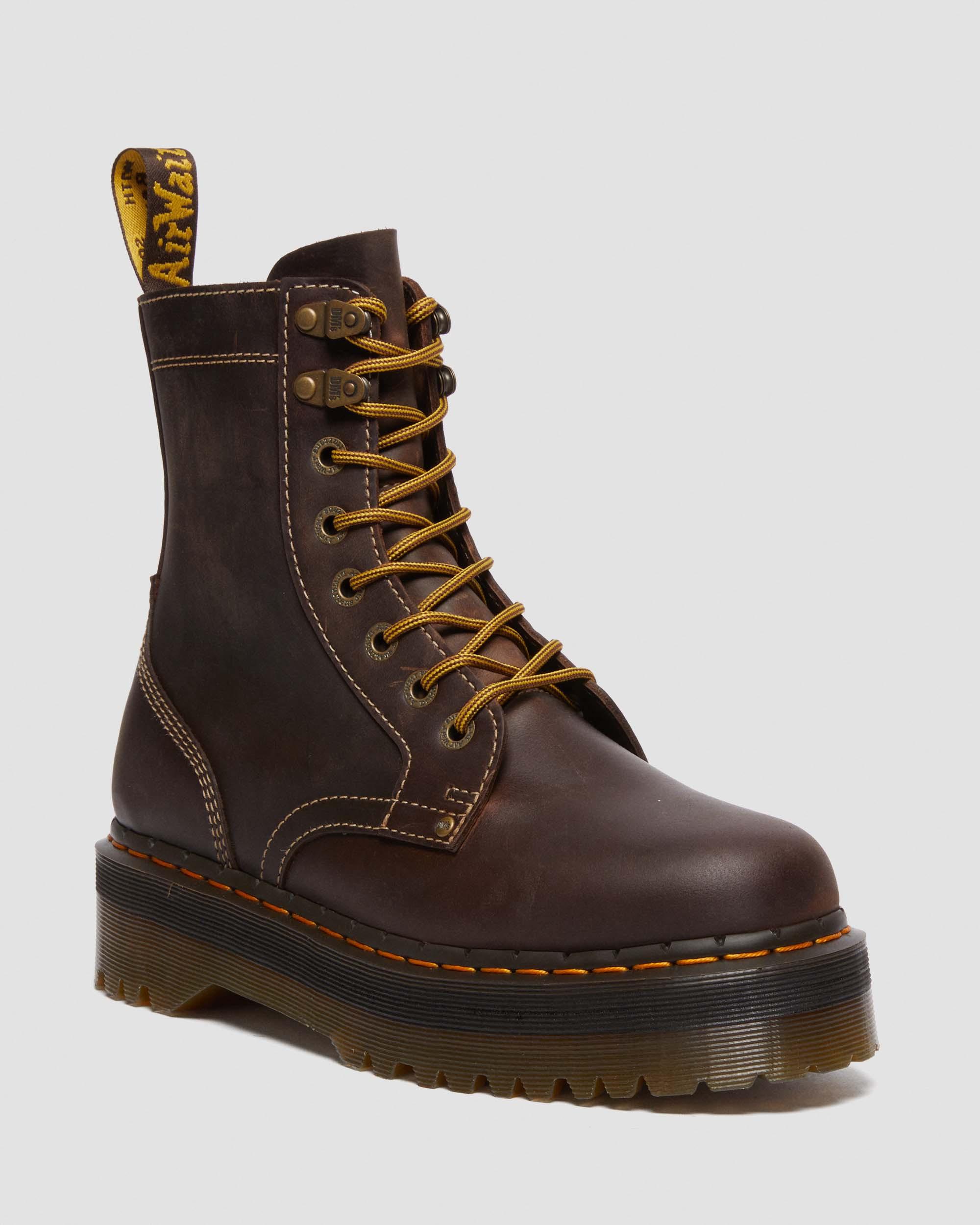 Dr. Martens Jadon Lace-Up Boots at Free People in Brown, Size: US 7