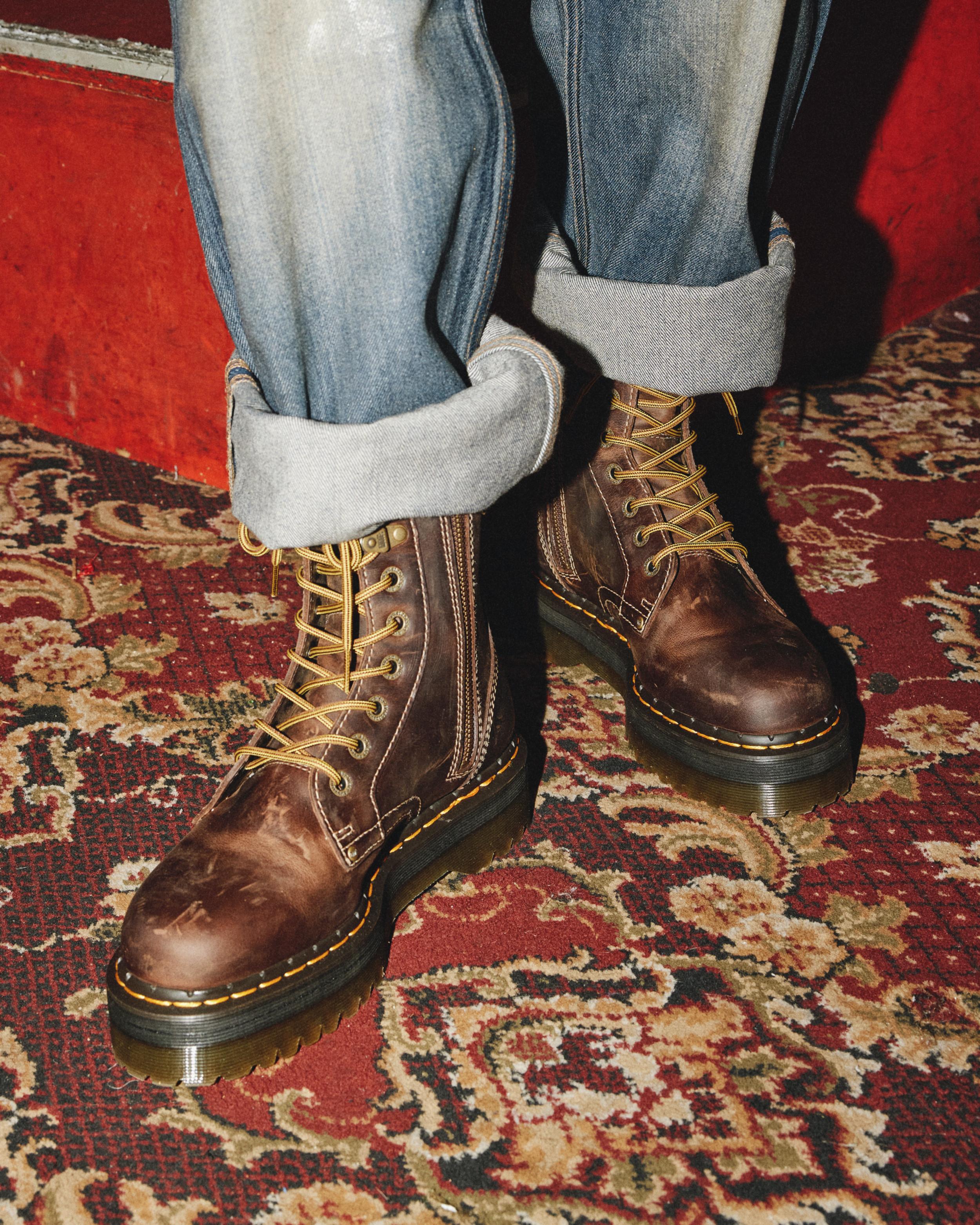 Crazy Horse Leather Boots & Shoes | Dr. Martens