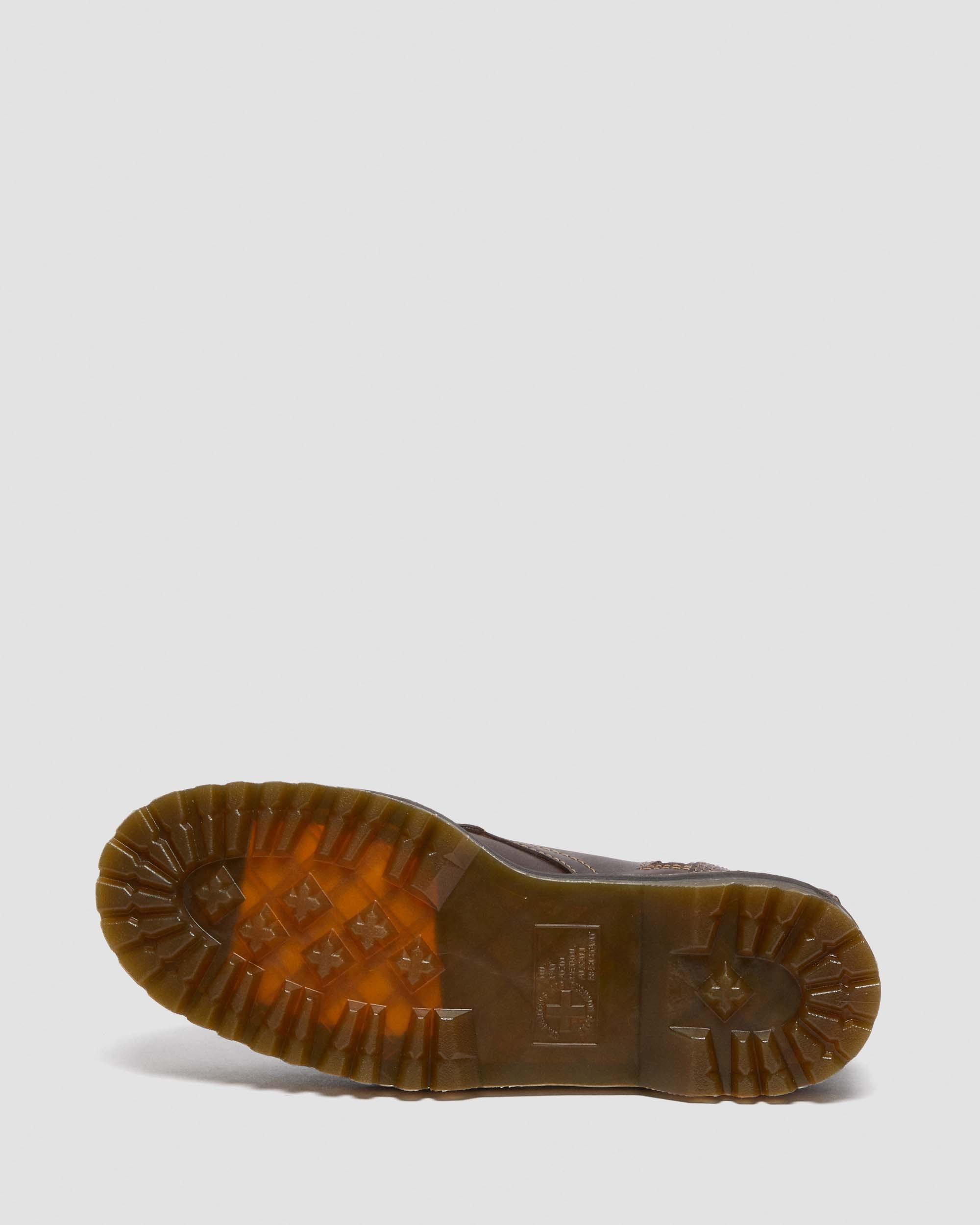 Jadon Boots Crazy Horse Leather Platforms in Brown