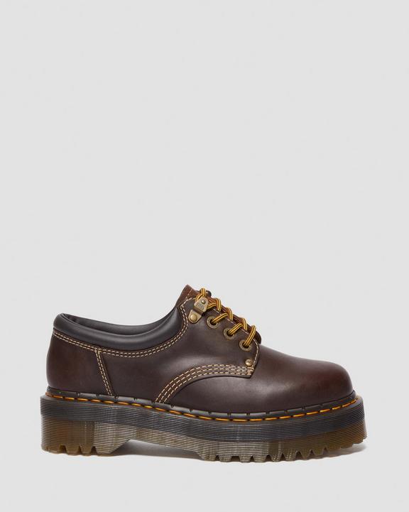 8053 Crazy Horse Leather Platform Casual Shoes8053 Arc Crazy Horse Leather Platform Casual Shoes Dr. Martens