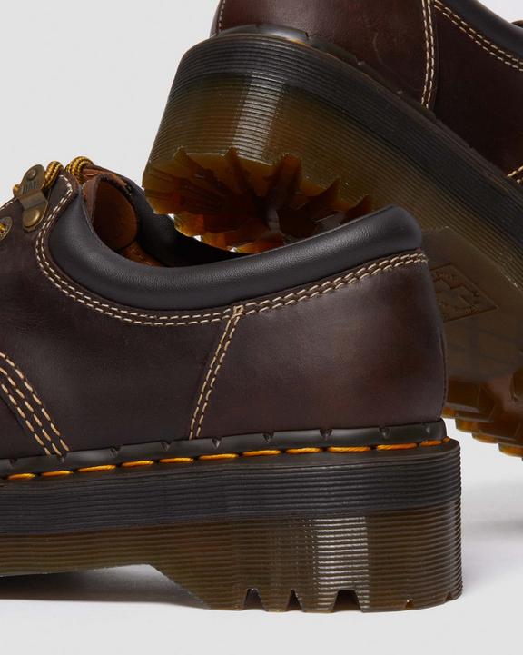 8053 Arc Crazy Horse Leather Platform Casual Shoes in Dark 8053 Arc Crazy Horse Leather Platform Casual Shoes in Dark