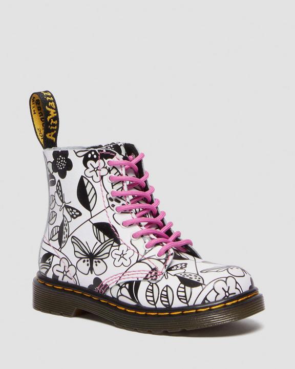 Toddler 1460 Meadow Print Leather Lace Up BootsToddler 1460 Meadow Print Leather Lace Up Boots Dr. Martens
