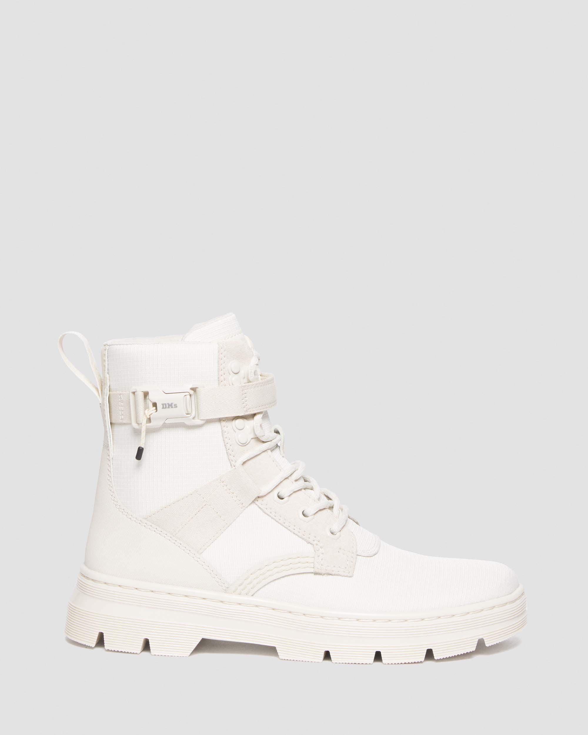 Combs Tech II Poly & Leather Casual Boots in Off White | Dr. Martens