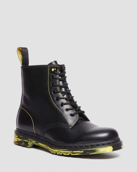 1460 Marbled Sole Smooth Leather Lace Up Boots1460 Marbled Sole Smooth Leather Lace Up Boots Dr. Martens