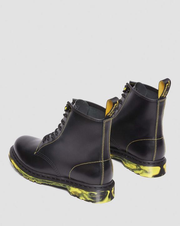 1460 Marbled Sole Smooth Leather Lace Up Boots1460 Marbled Sole Smooth Leather Lace Up Boots Dr. Martens