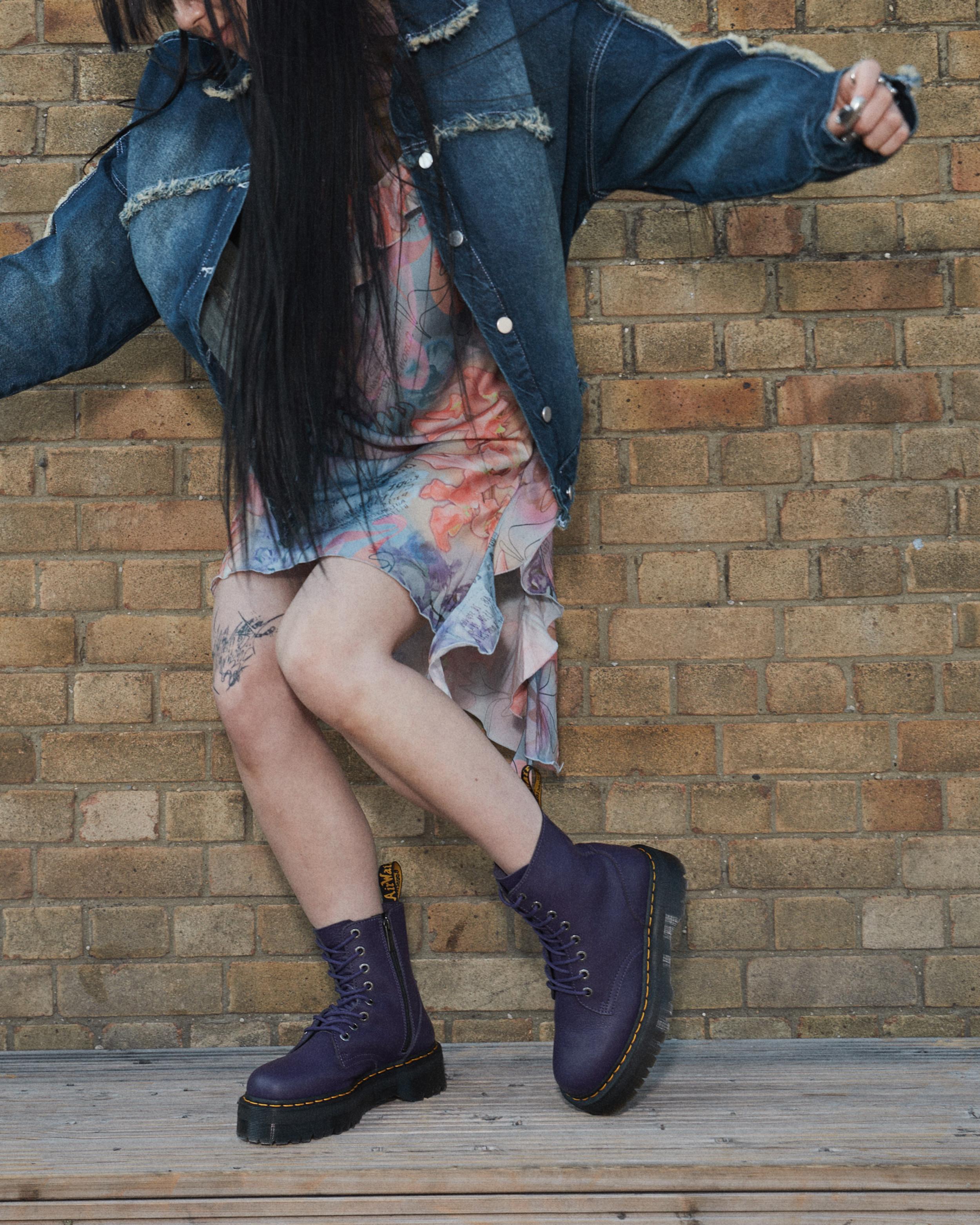 Vegan Sinclair Platform Boots in Black | Dr. Martens